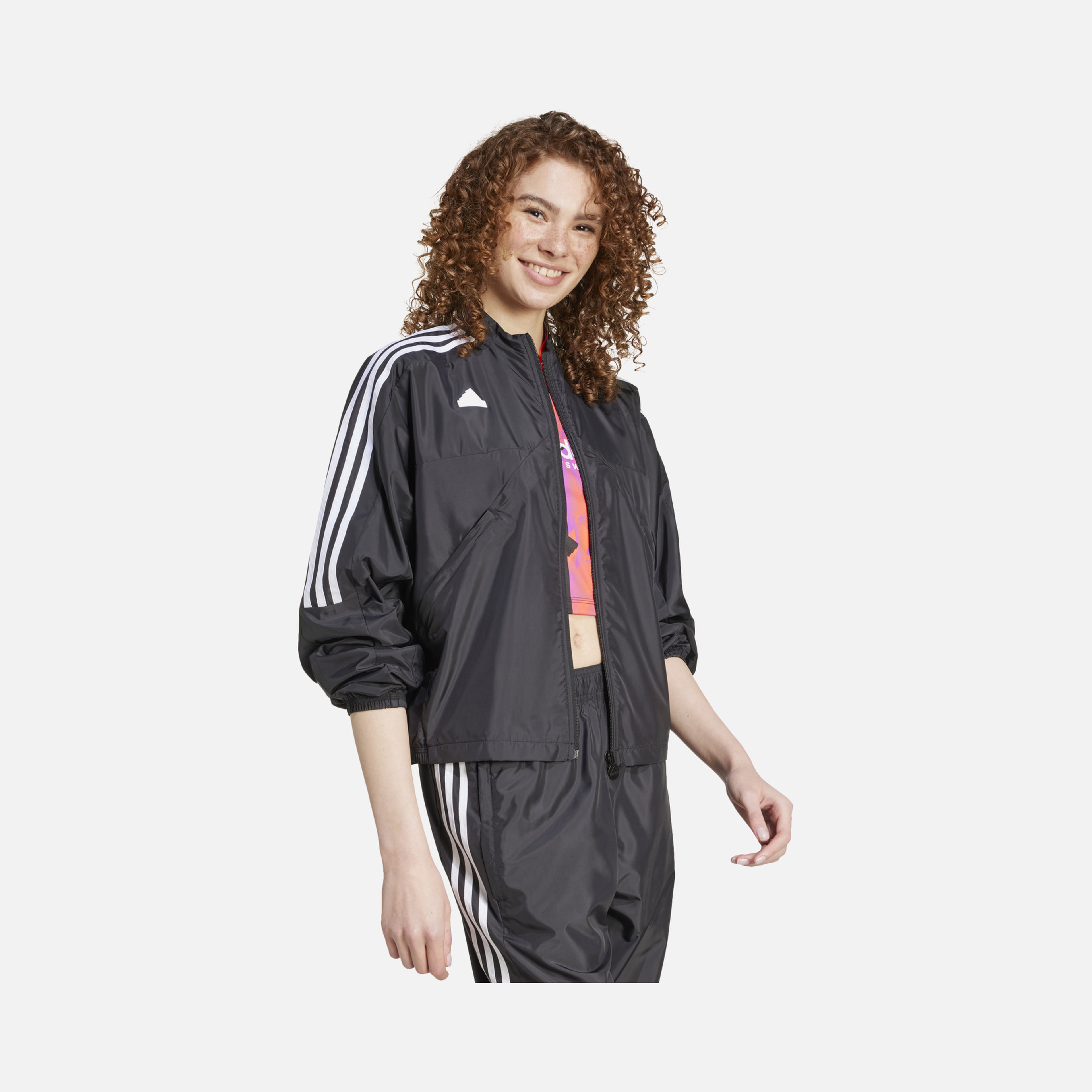 adidas Sportswear Tiro Cut 3-Stripes Summer Woven Mesh Lined Full-Zip Kadın Ceket