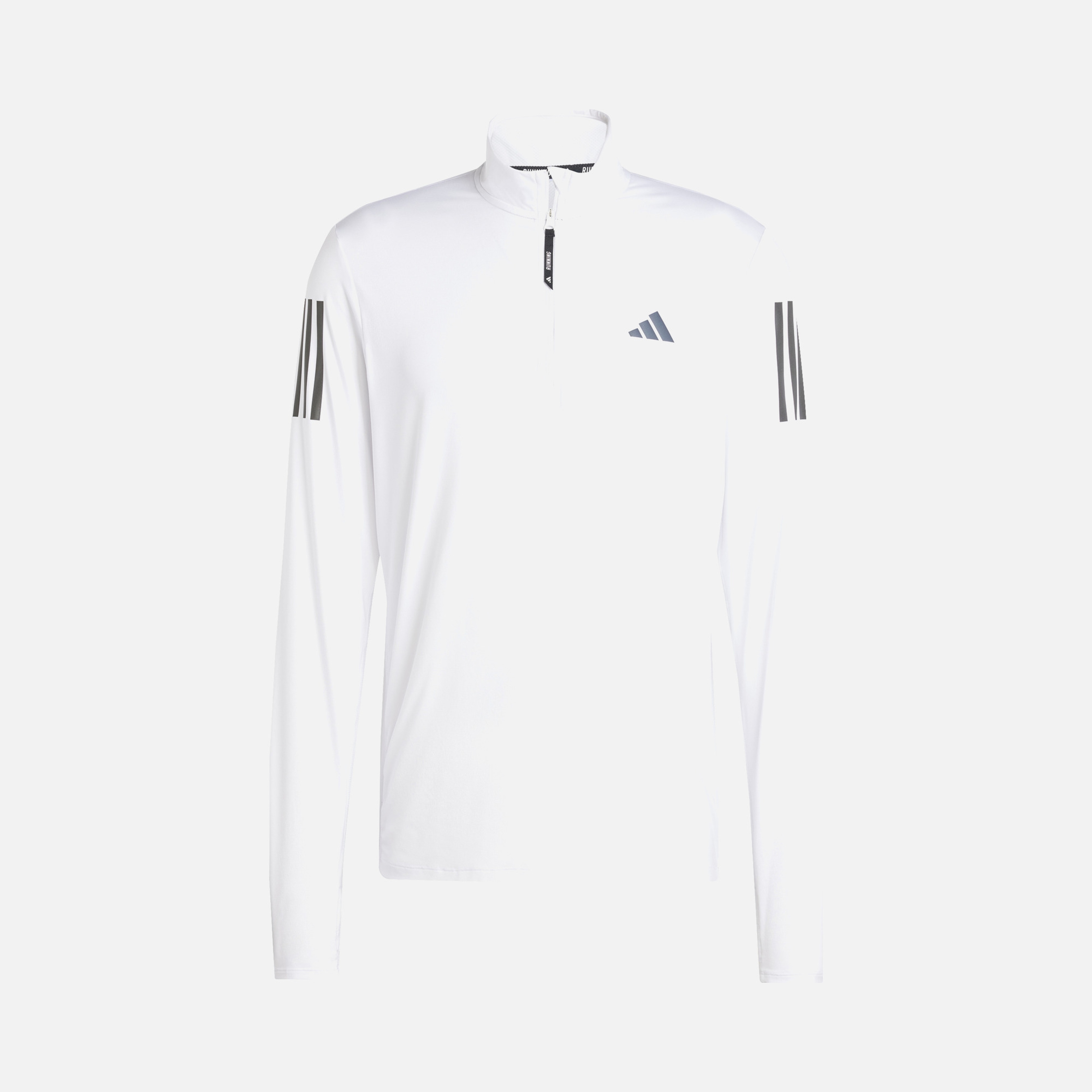 adidas AEROREADY Own the Run Half-Zip Long-Sleeve Erkek Tişört