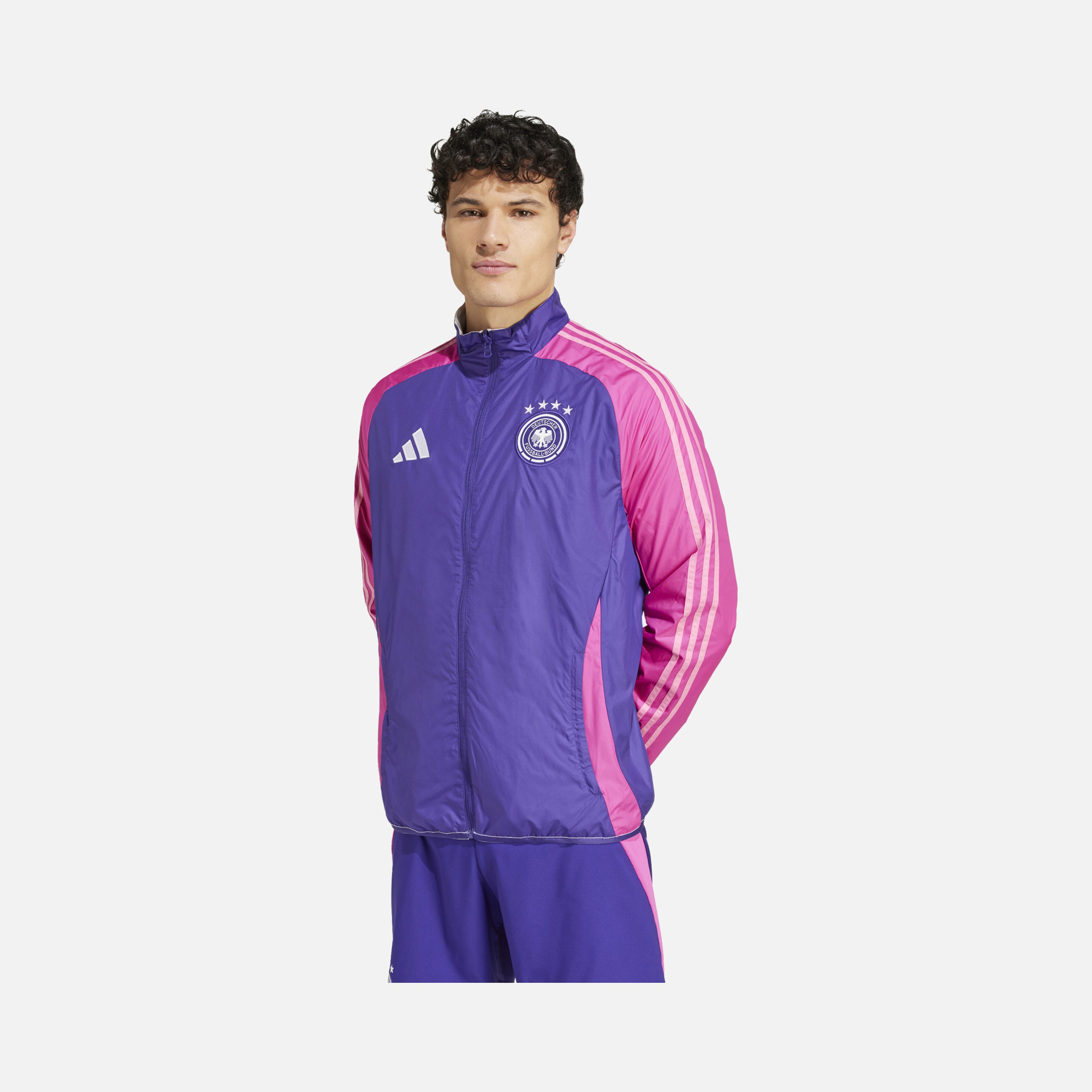 adidas Germany Anthem Double Sided Full-Zip Erkek Ceket | Barçın