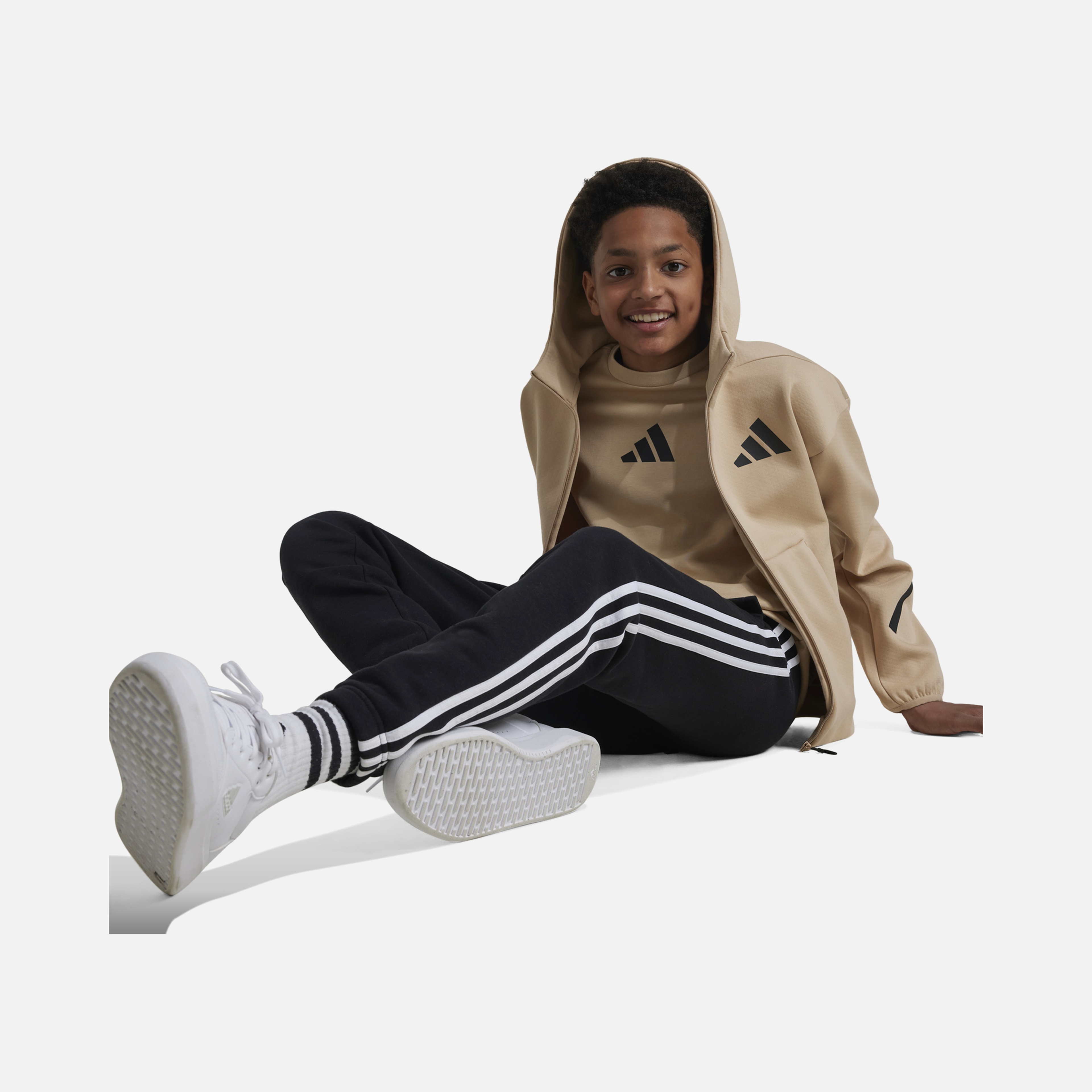 adidas Z.N.E. Sportswear Track Full-Zip Hoodie Çocuk Sweatshirt