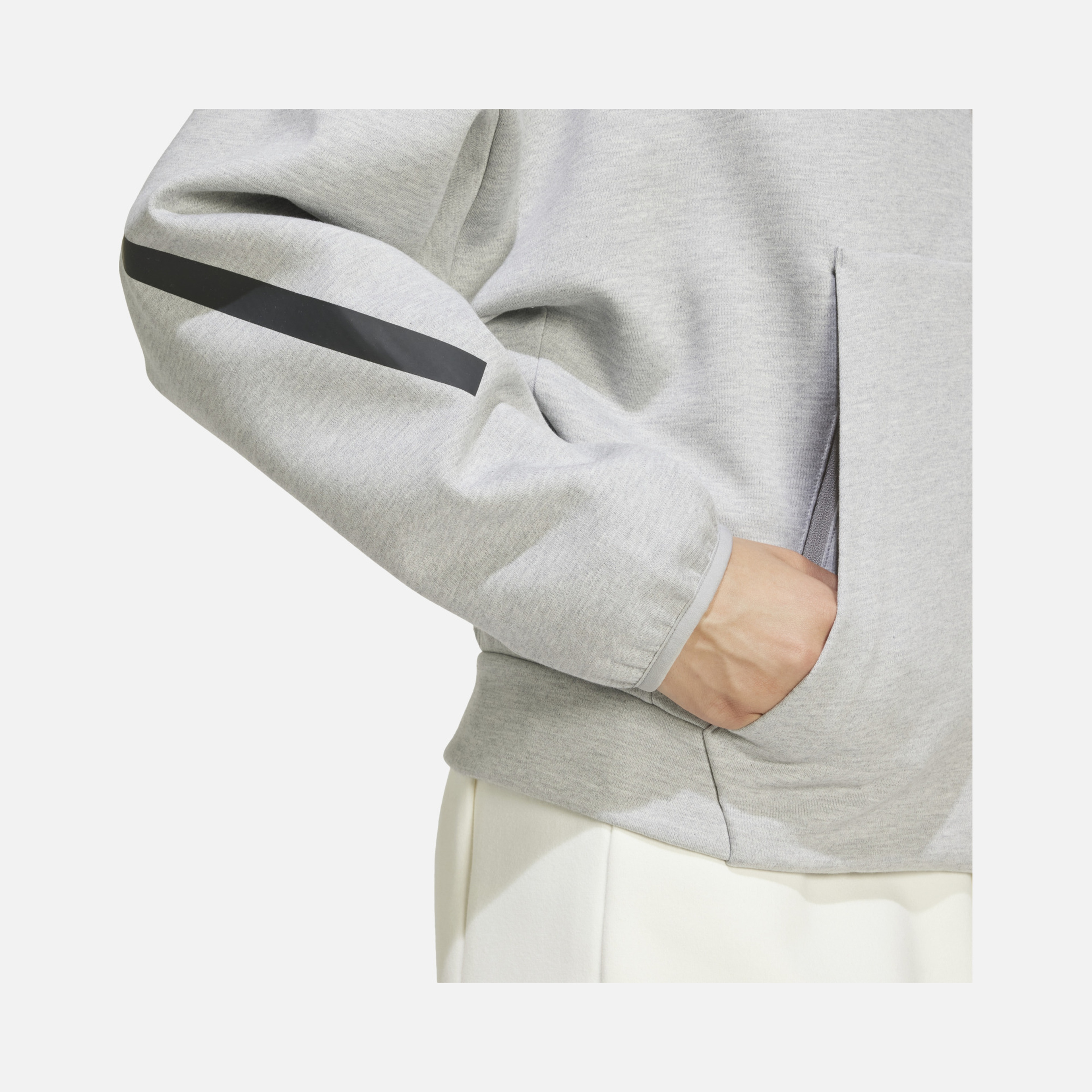 adidas Sportswear Z.N.E. Primeknit Fabric Full-Zip Hoodie Kadın Sweatshirt