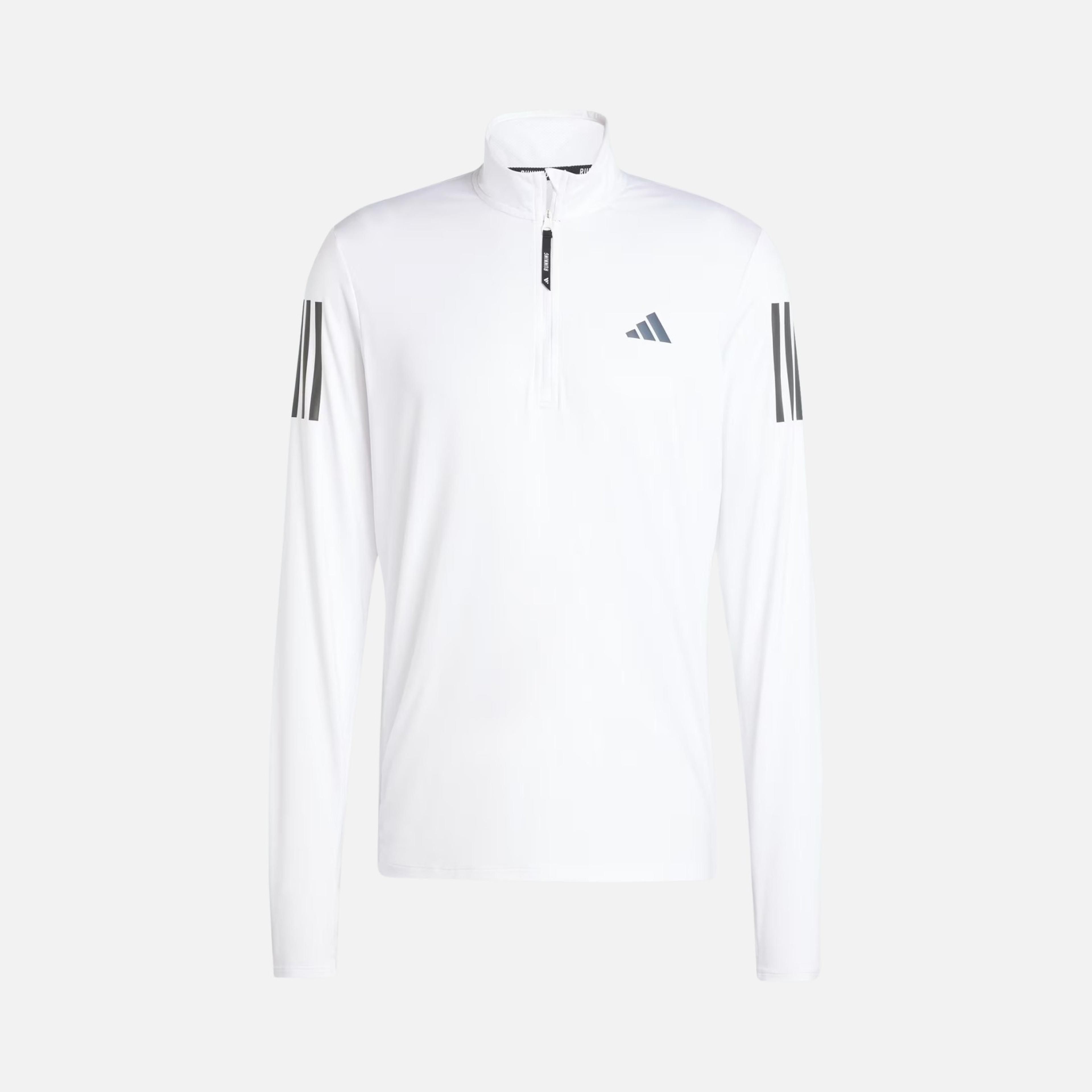 adidas AEROREADY Own the Run Half-Zip Long-Sleeve Erkek Tişört