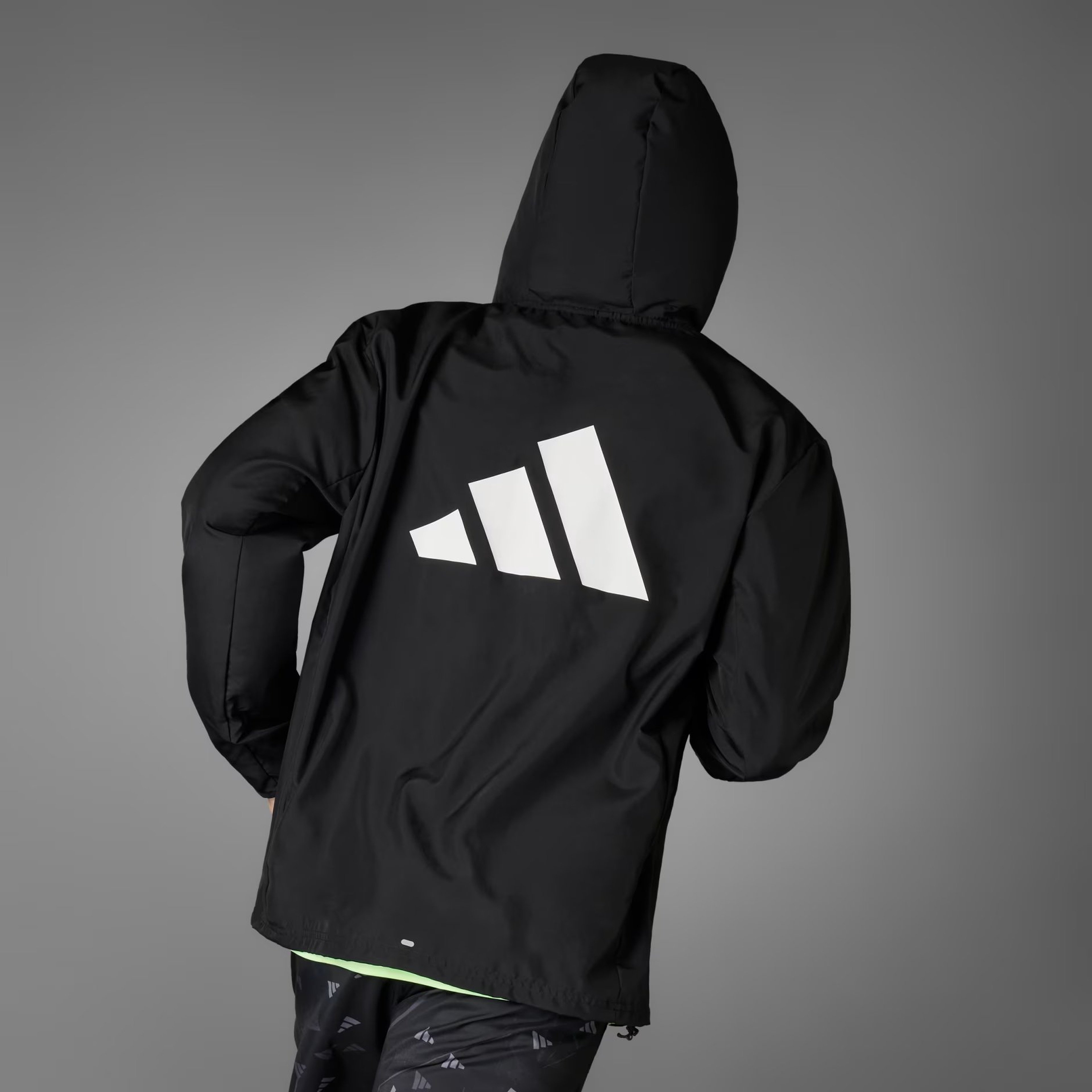 adidas AEROREADY Run It Full-Zip Hoodie Erkek Ceket
