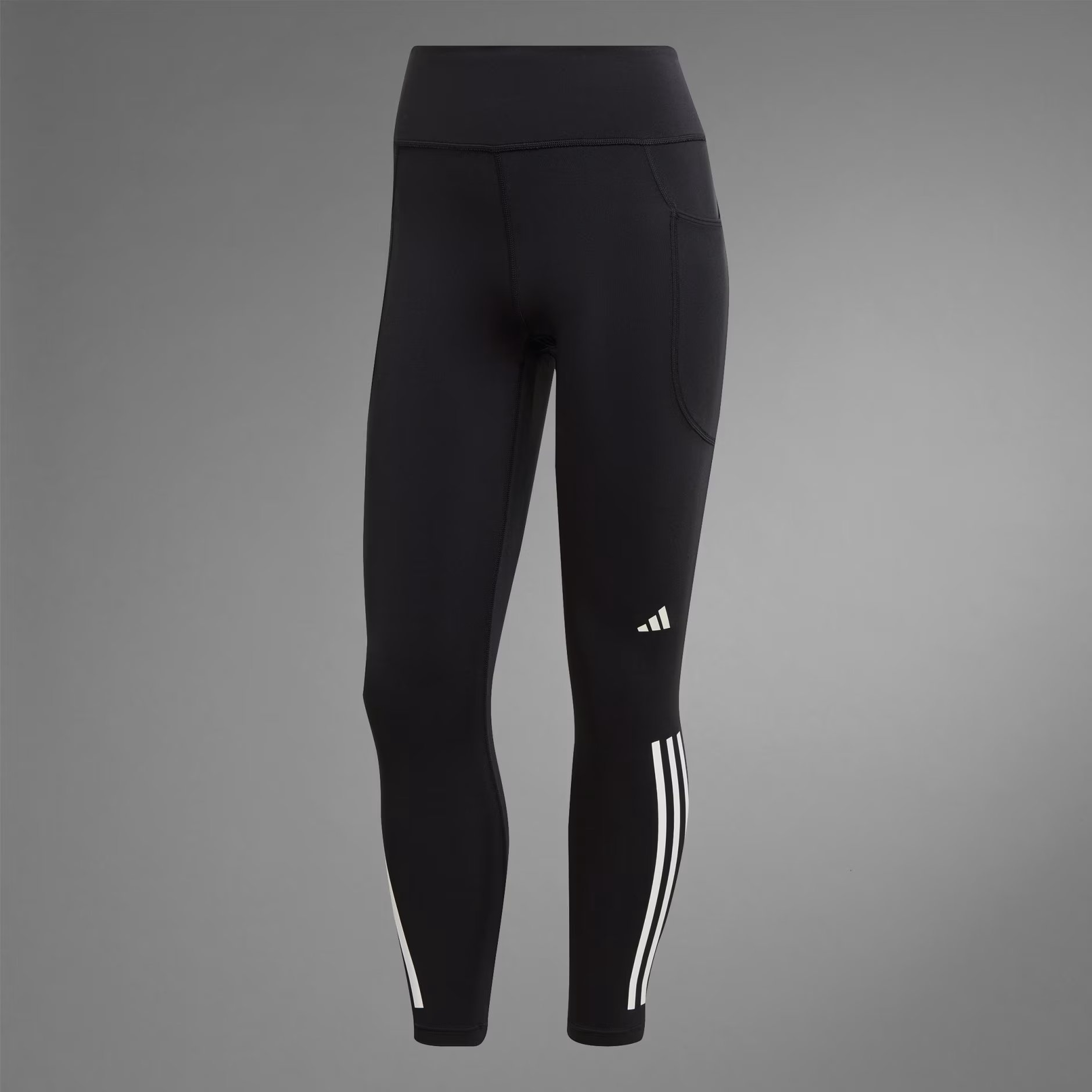 adidas AEROREADY DailyRun 3-Stripes High Waist 7/8 Running Kadın Tayt