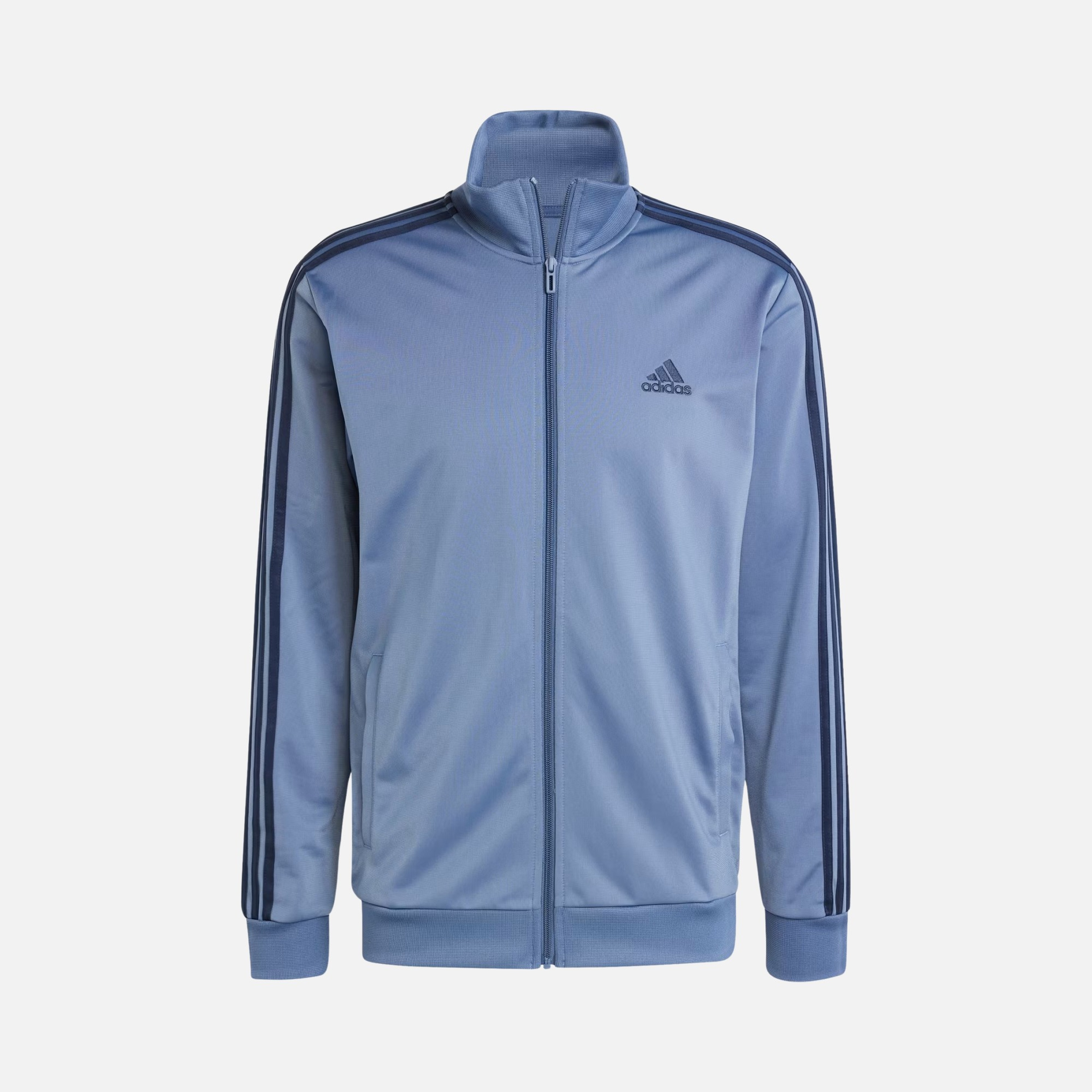 adidas Sportswear Basic 3-Stripes Tricot Full-Zip Erkek Eşofman Takımı