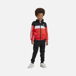 adidas Sportswear Tiberio 3-Stripes Colorblock Shiny Çocuk Eşofman Takımı
