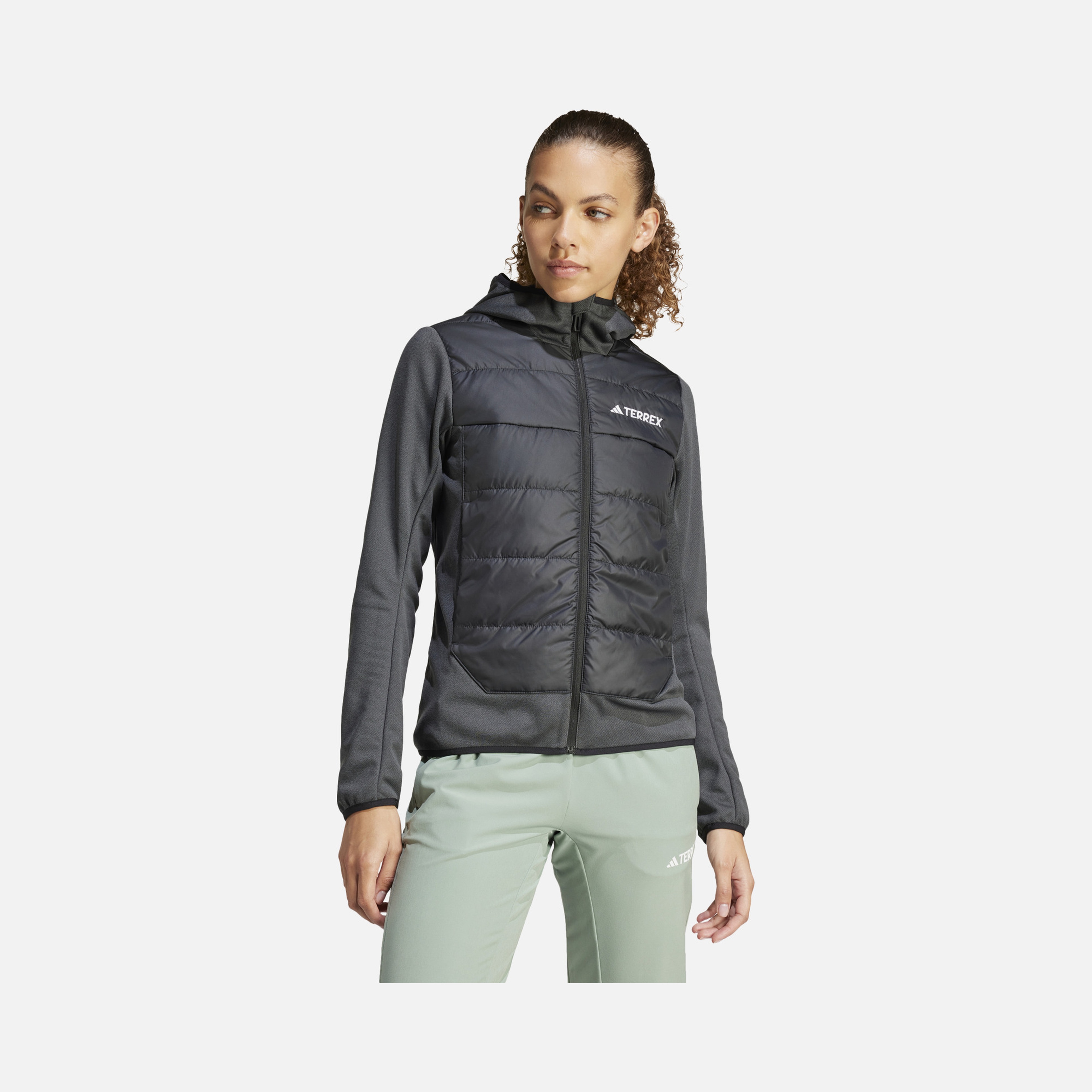 adidas Terrex Multi Hybrid Insulated Full-Zip Hoodie Kadın Ceket