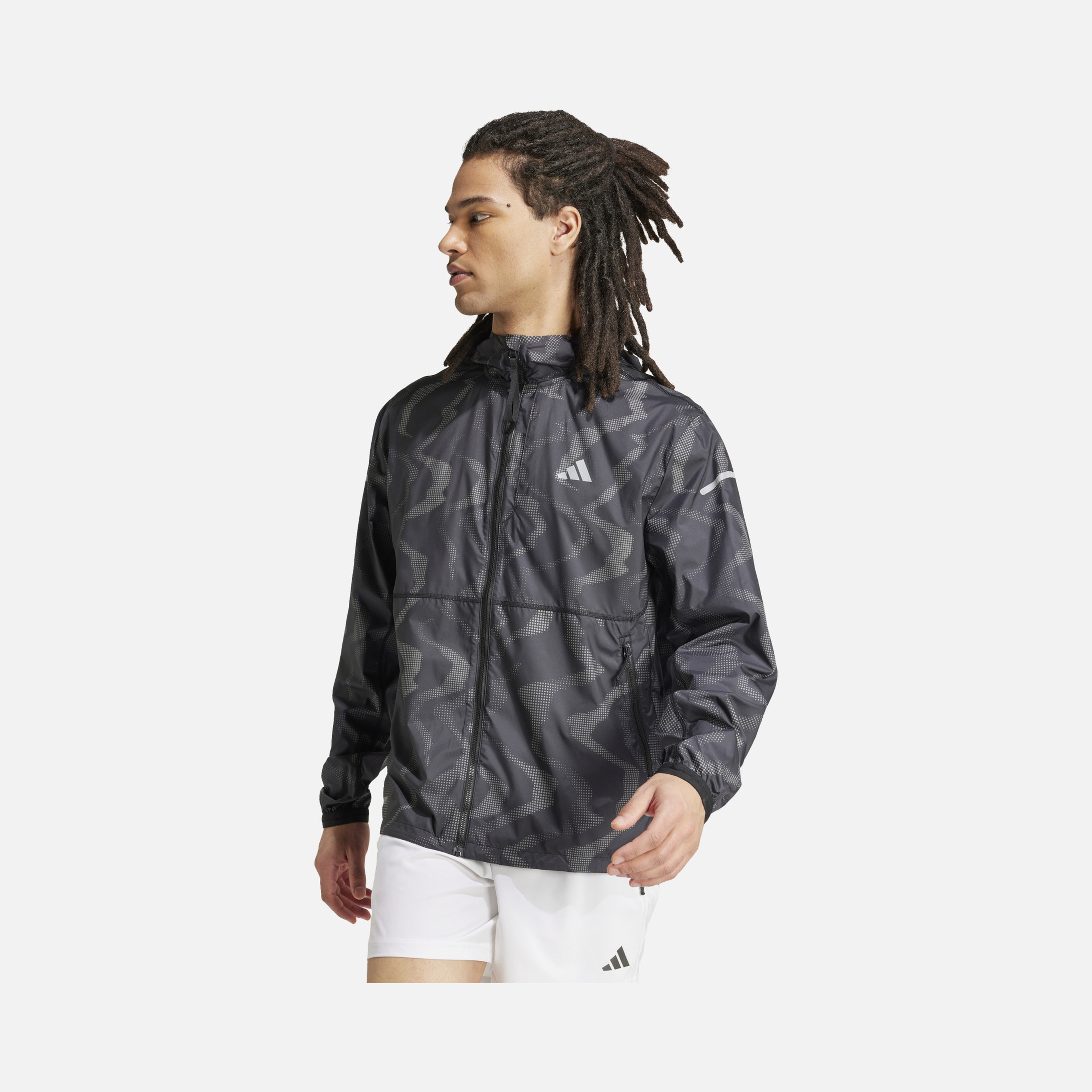 adidas Ultimate Premium WIND.RDY Running Full-Zip Hoodie Erkek Ceket