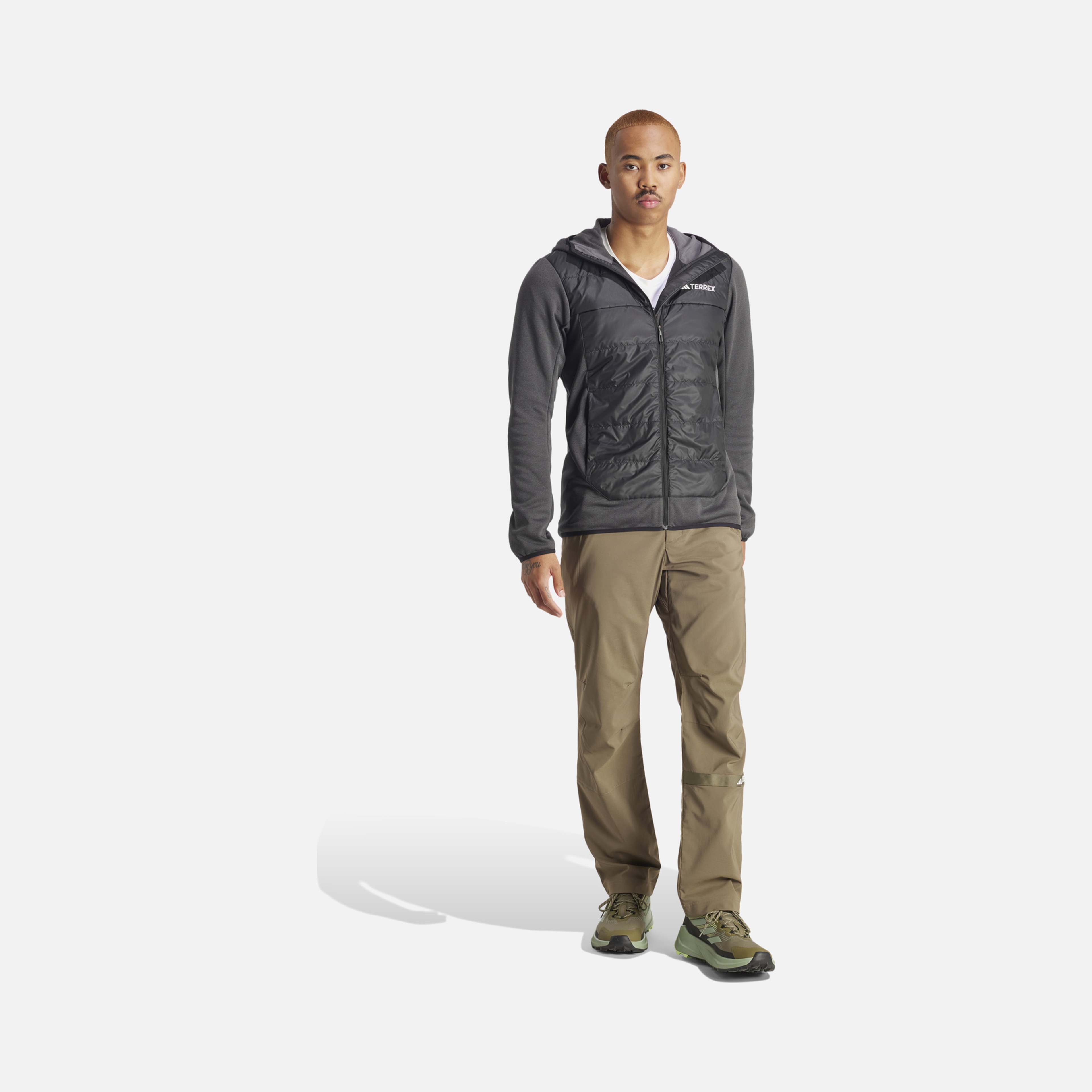 adidas Terrex Multi Hybrid Insulated Full-Zip Hoodie Erkek Ceket