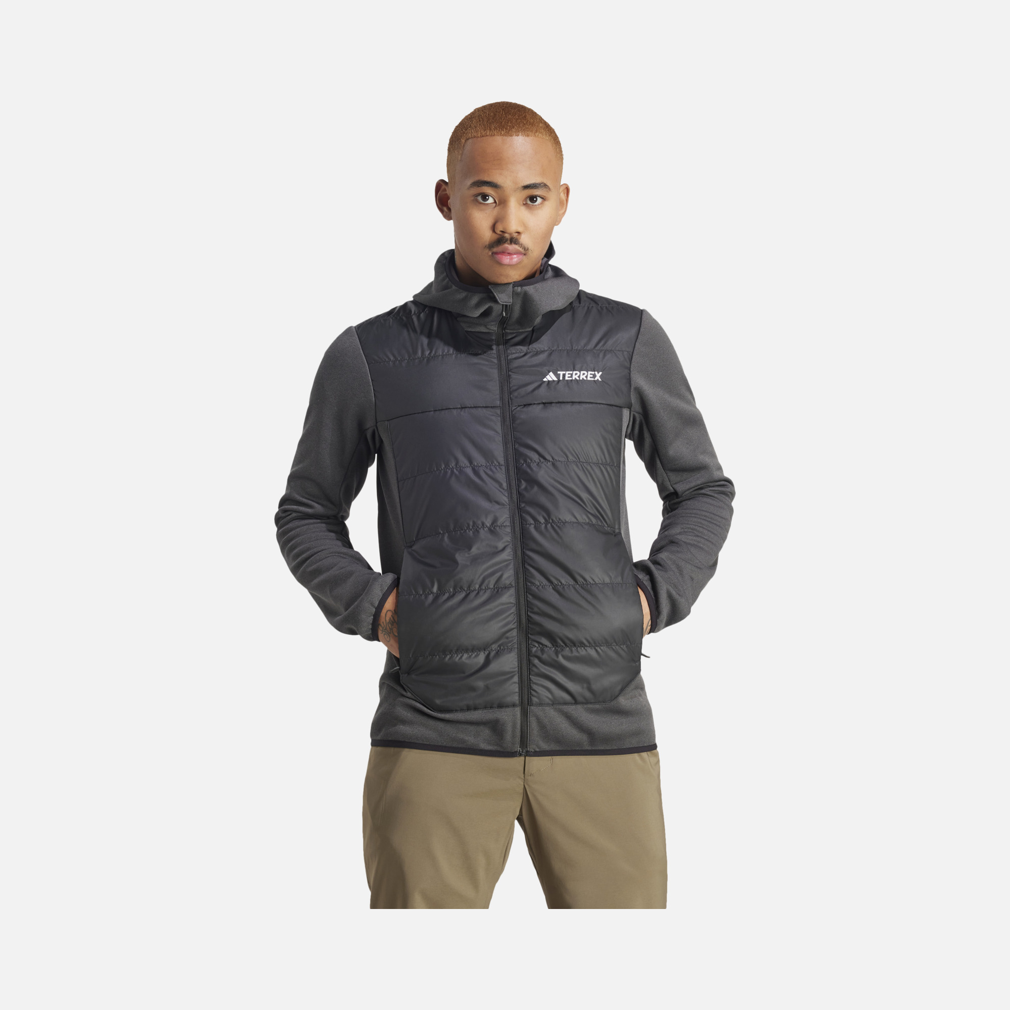 adidas Terrex Multi Hybrid Insulated Full-Zip Hoodie Erkek Ceket
