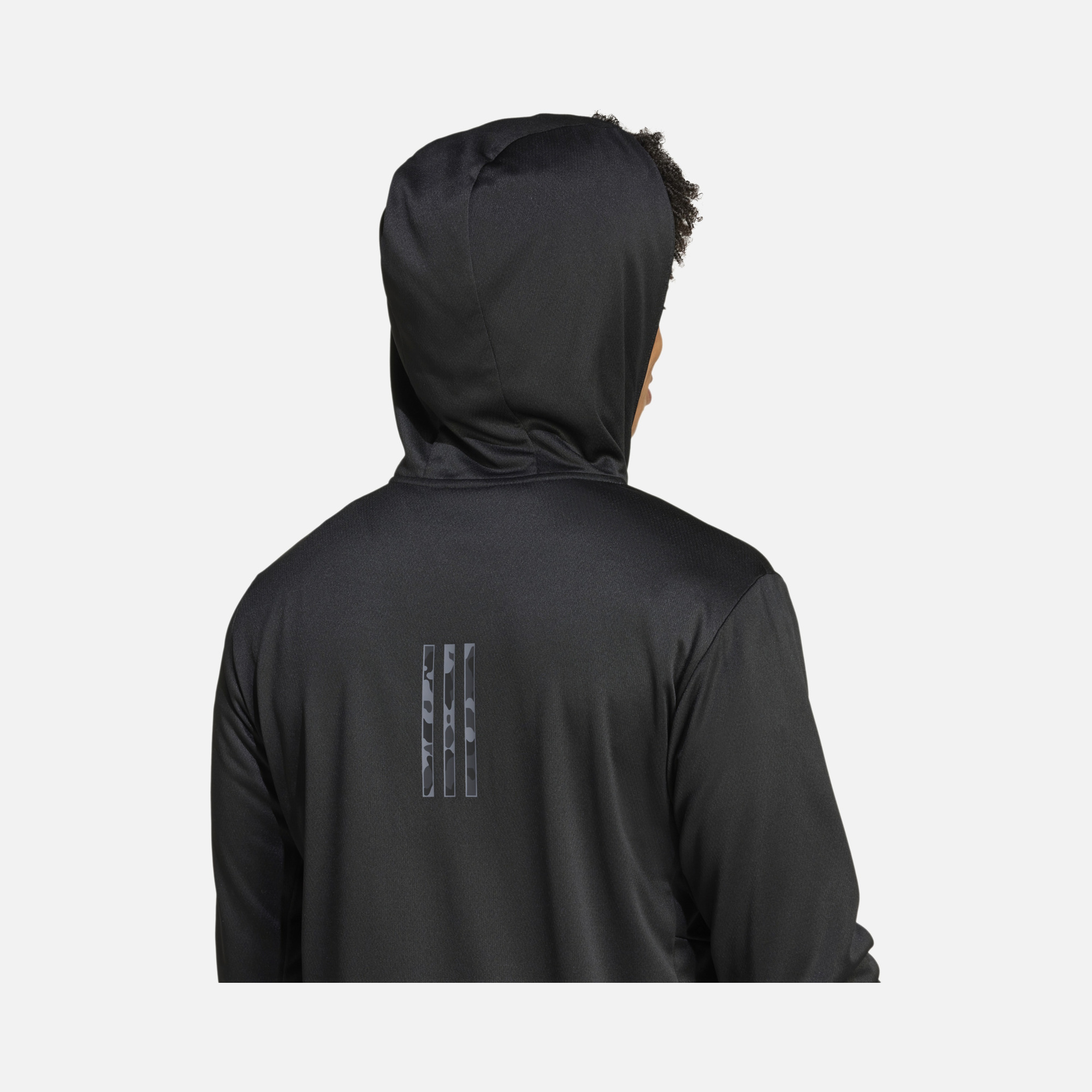 adidas AEROREADY Train Essentials Camo Full-Zip Hoodie Erkek Sweatshirt