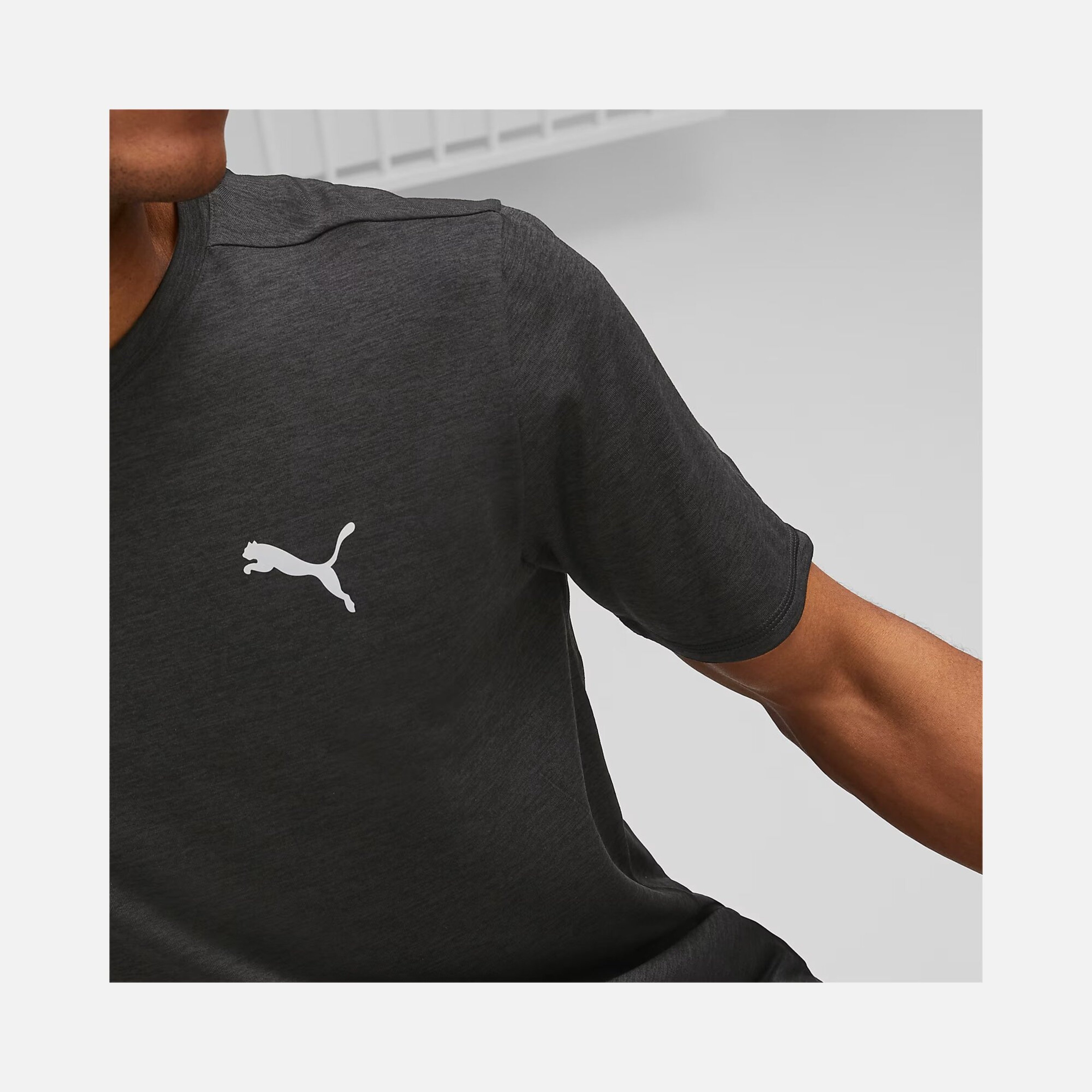 Puma DryCELL Run Favorite Heather Running Short-Sleeve Erkek Tişört