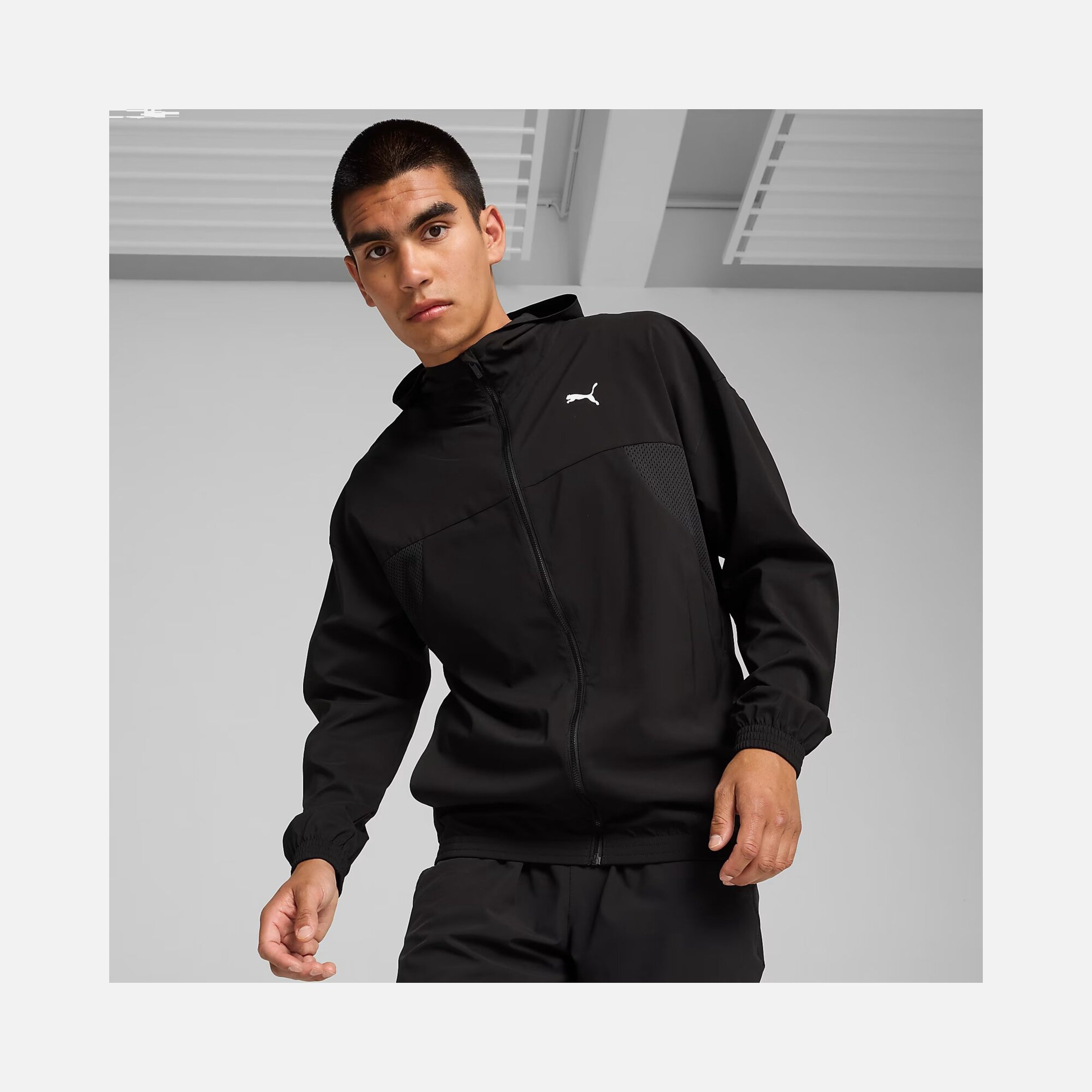 Puma DryCELL Fit Woven Training Full-Zip Hoodie Erkek Ceket