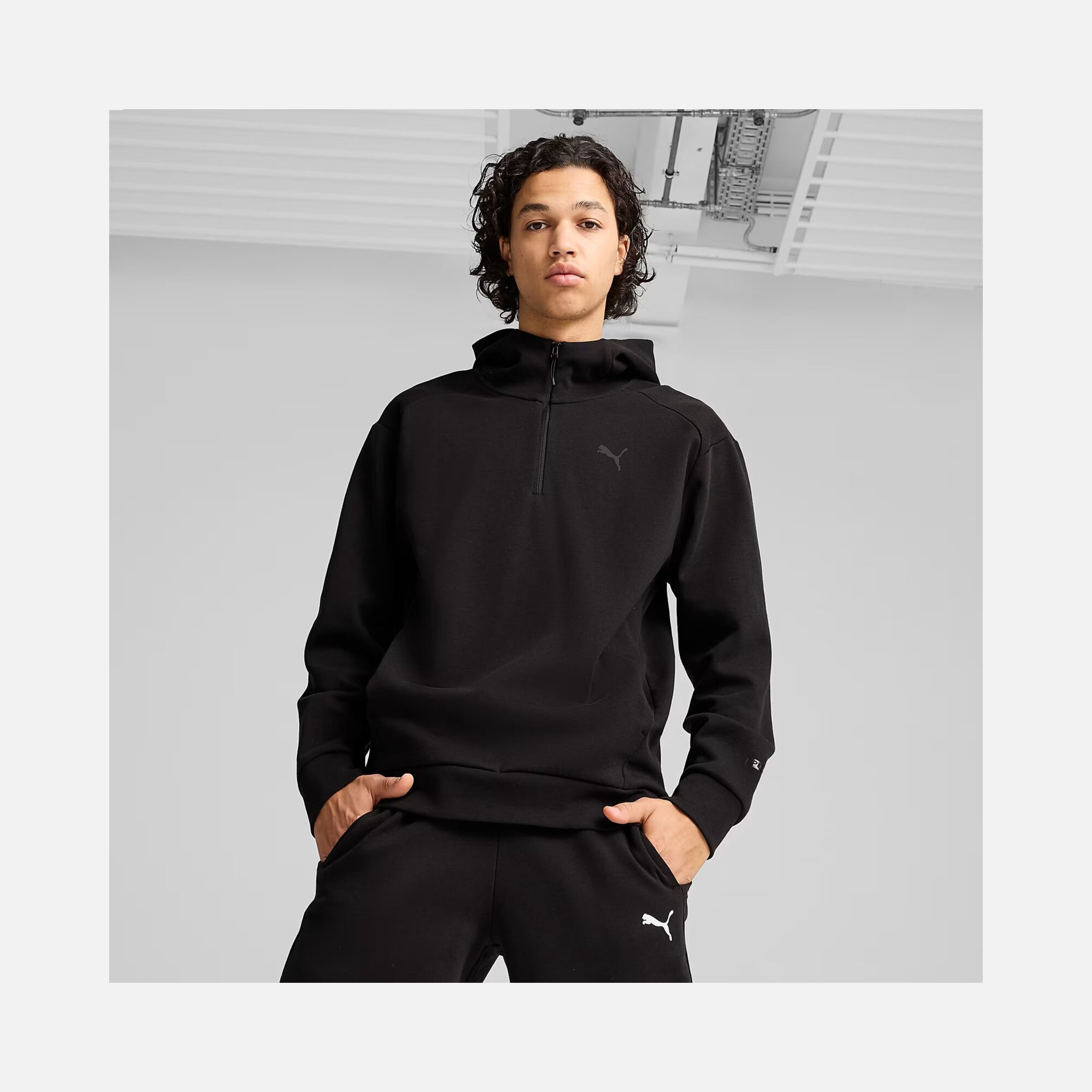 Puma Sportswear Rad/Cal Half-Zip Hoodie Erkek Sweatshirt
