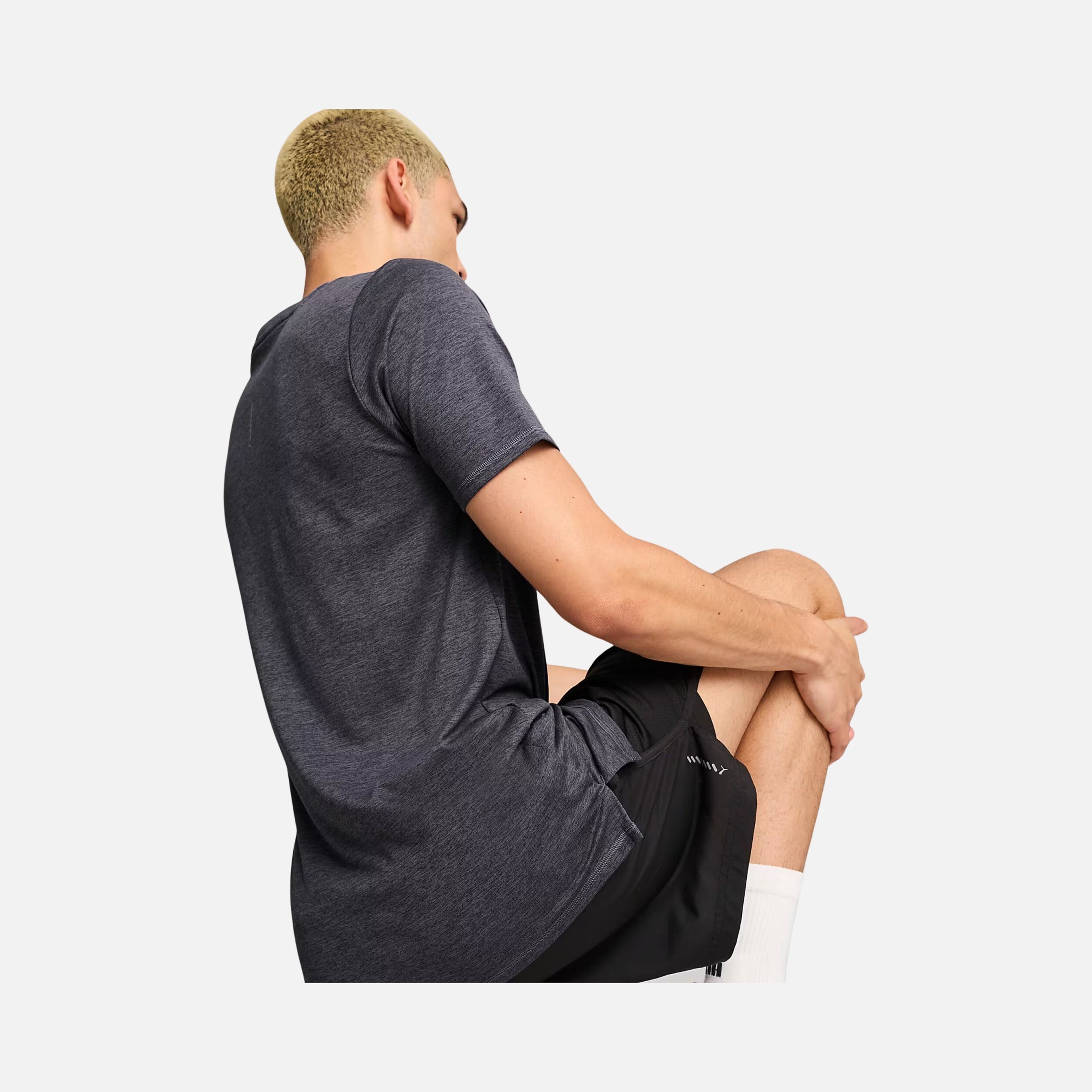 Puma DryCELL Run Favorite Heather Running Short-Sleeve Erkek Tişört