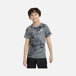 Nike Sportswear Club+ Floral Print Short-Sleeve Çocuk Tişört