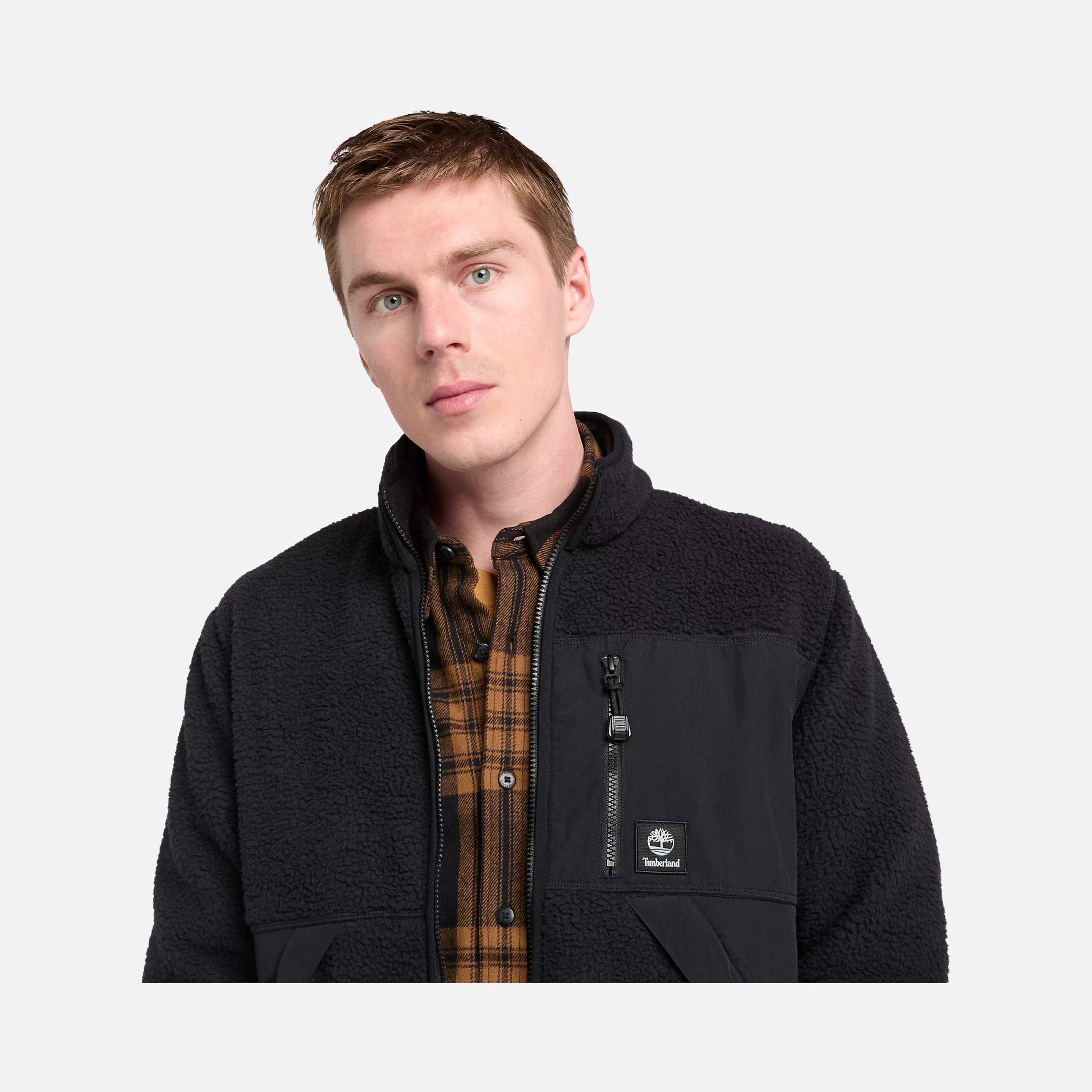 Timberland Sherpa Fleece Full-Zip Erkek Ceket