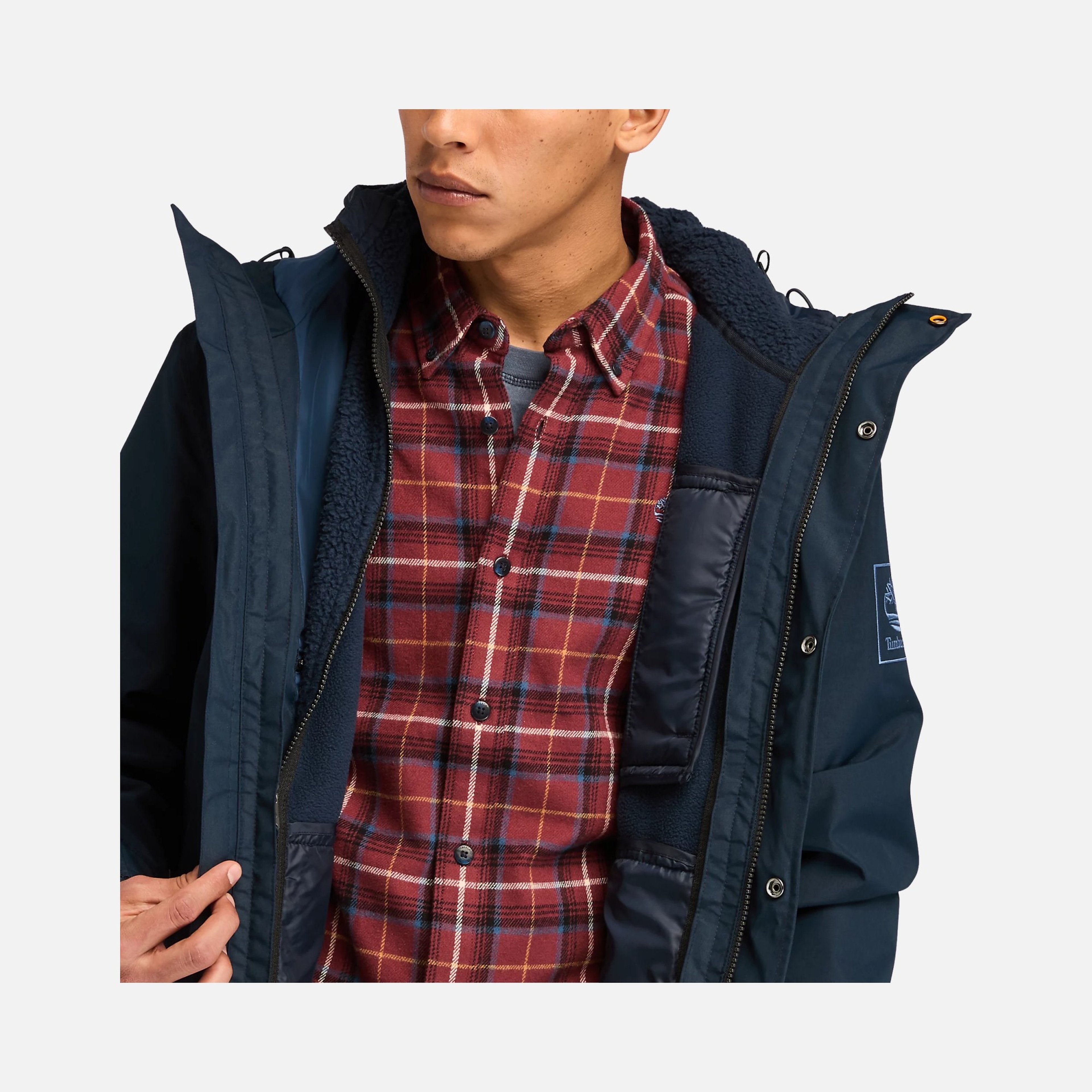 Timberland Benton Waterproof 3in1 Full-Zip Hoodie Erkek Ceket