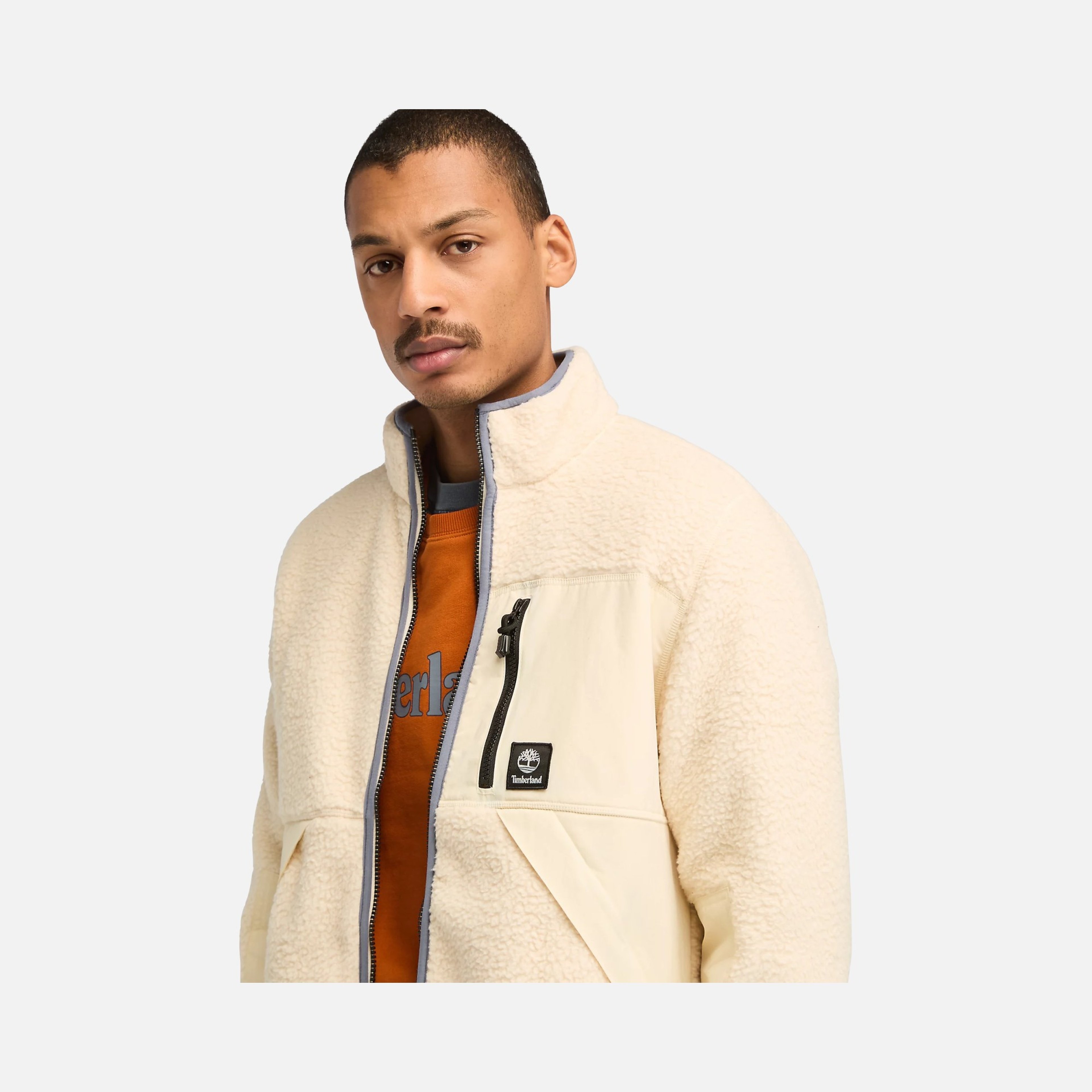 Timberland Sherpa Fleece Full-Zip Erkek Ceket