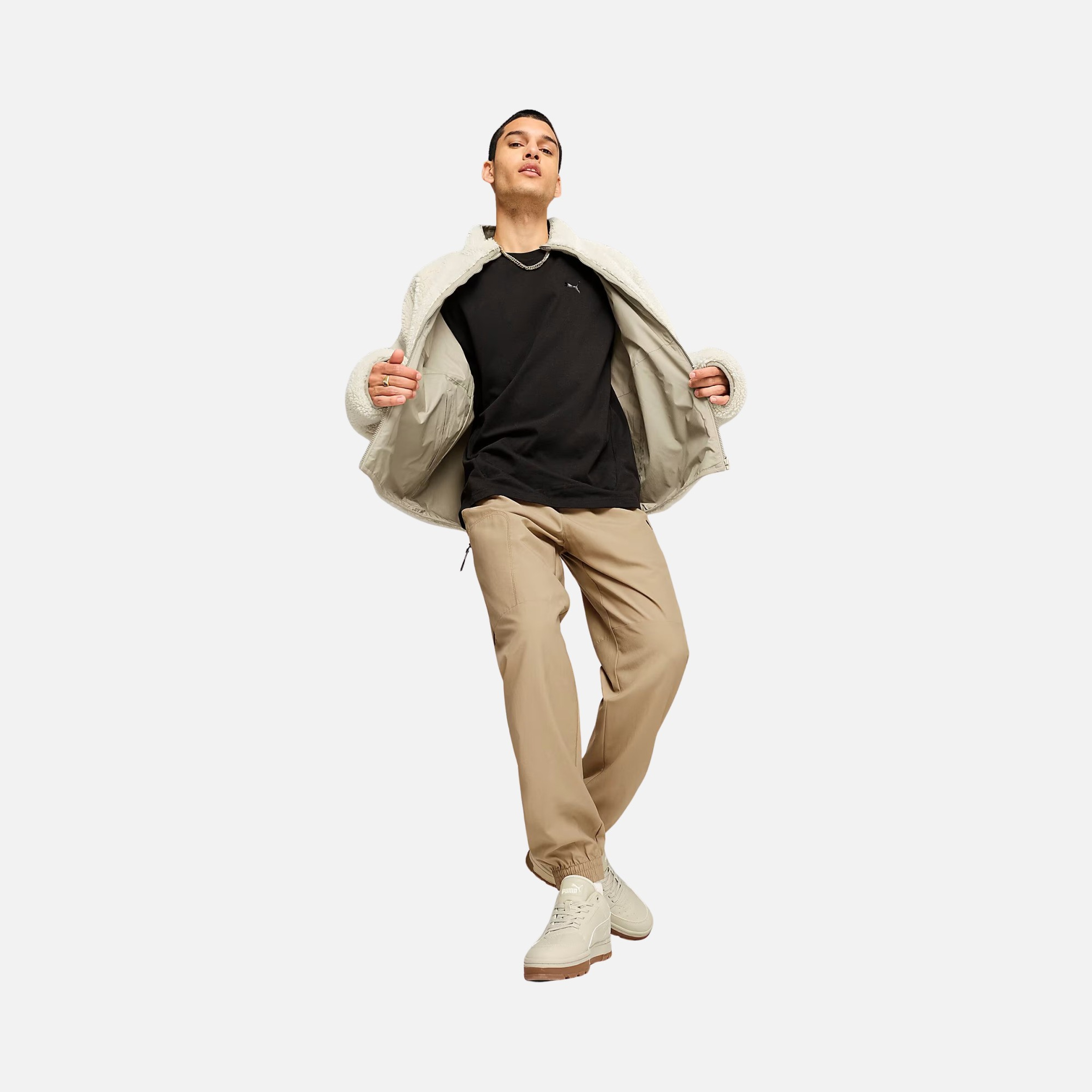 Puma Sportswear Reversible Sherpa Full-Zip Erkek Ceket