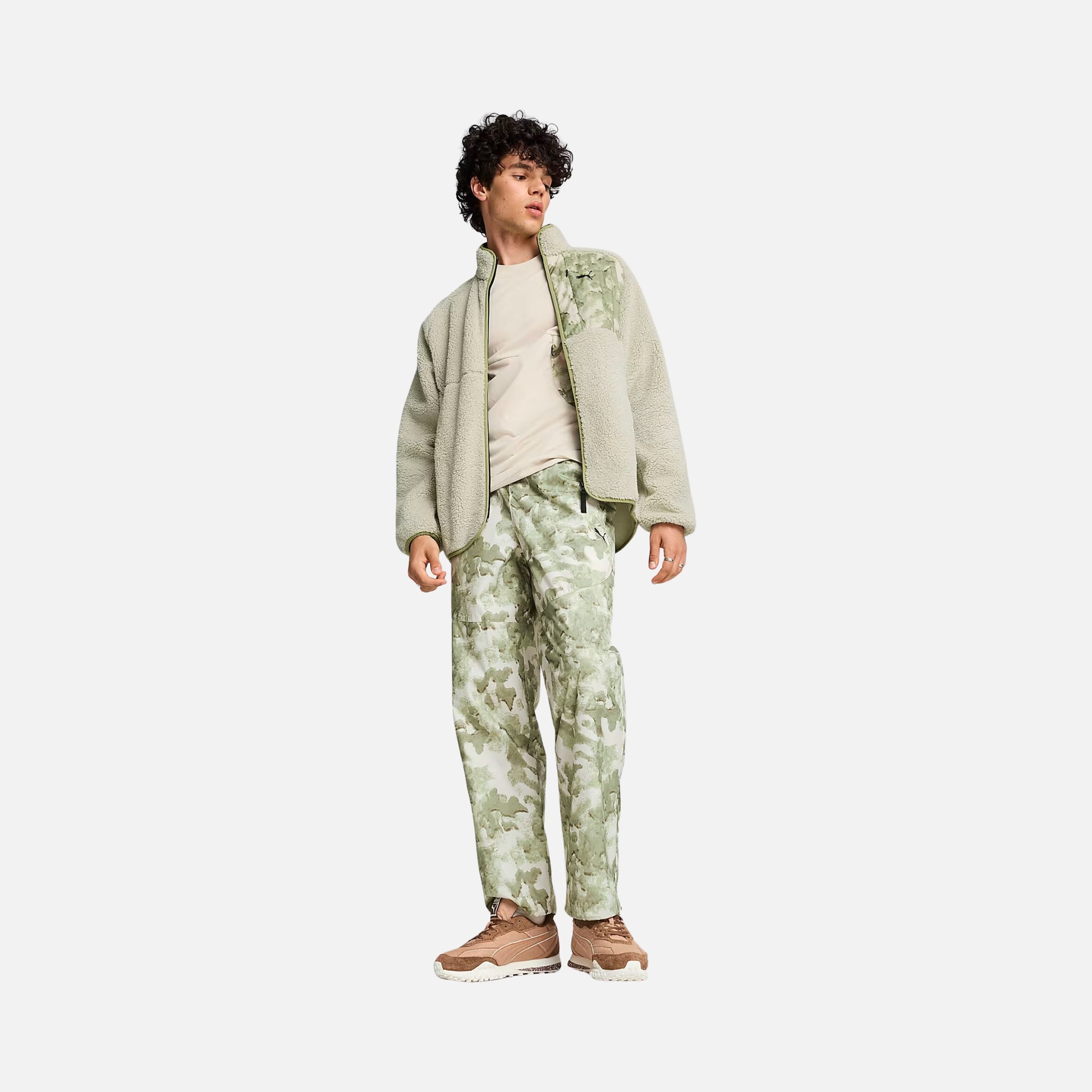 Puma Sportswear Tech Sherpa Track Full-Zip Erkek Ceket
