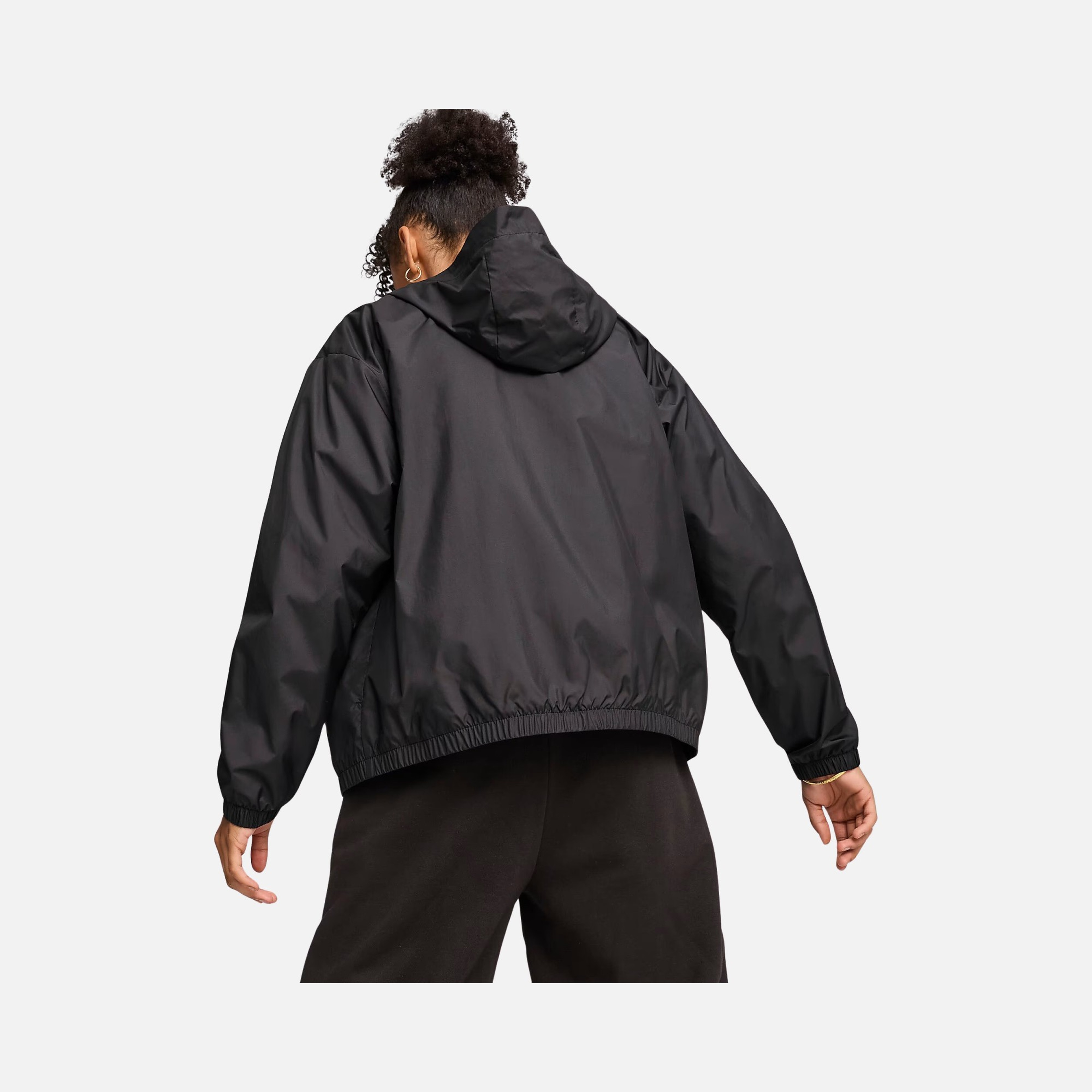 Puma Sportswear Mesh Lined Windbreaker Full-Zip Hoodie Kadın Ceket