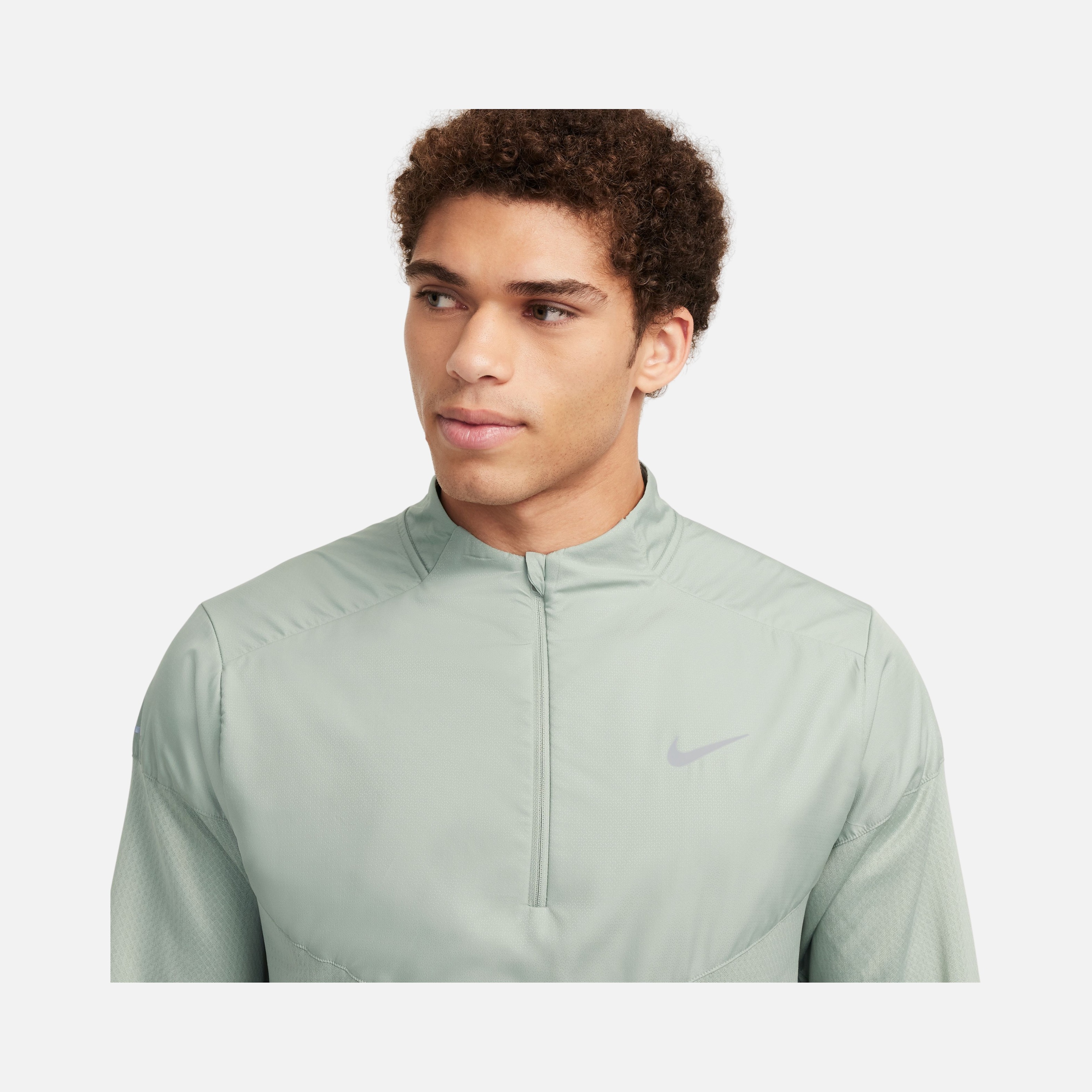 Nike Therma-Fit Repel Sphere Element Winter Half-Zip Long-Sleeve Running Erkek Tişört