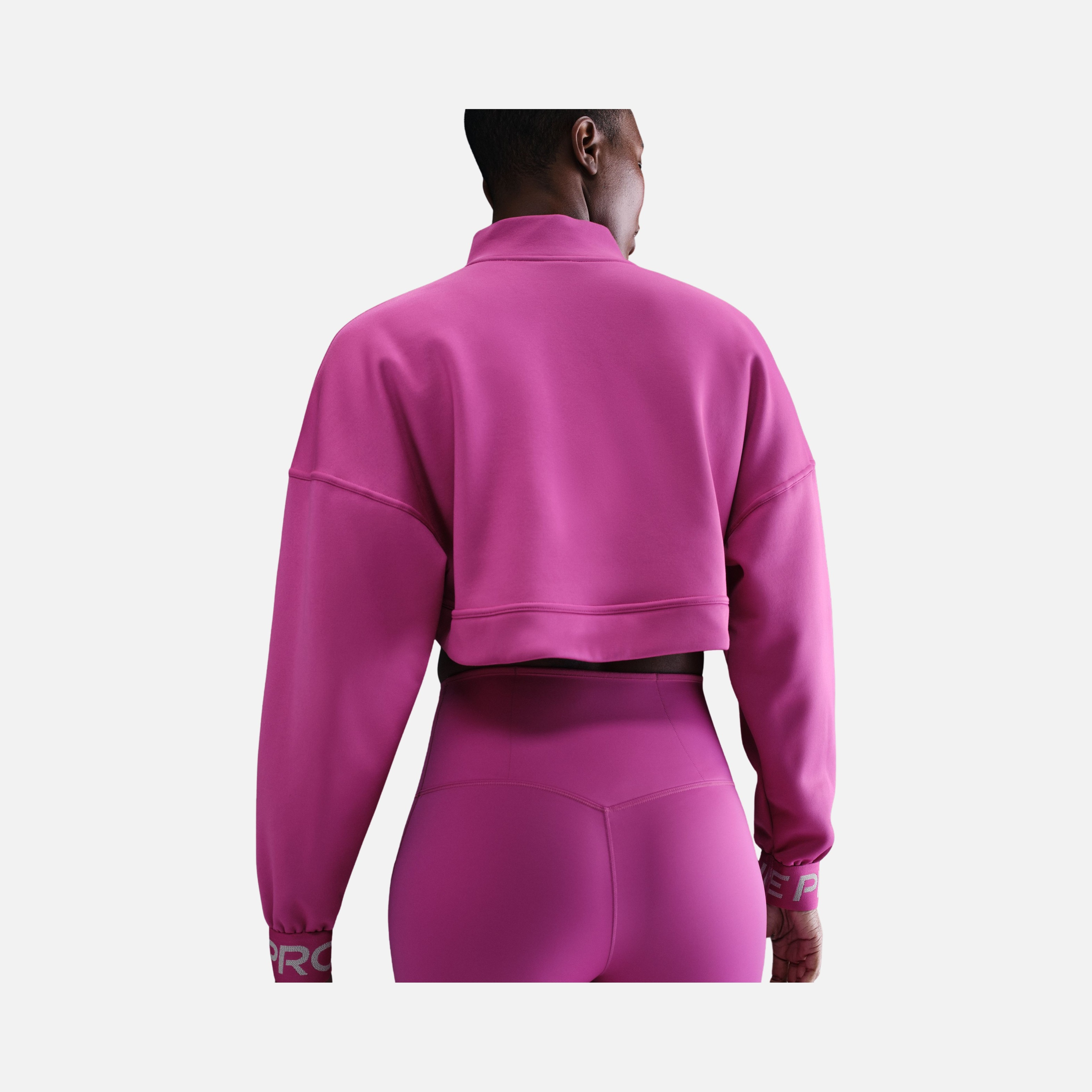 Nike Pro Capsule Fleece High-Low Design Full-Zip Long-Sleeve Kadın Sweatshirt