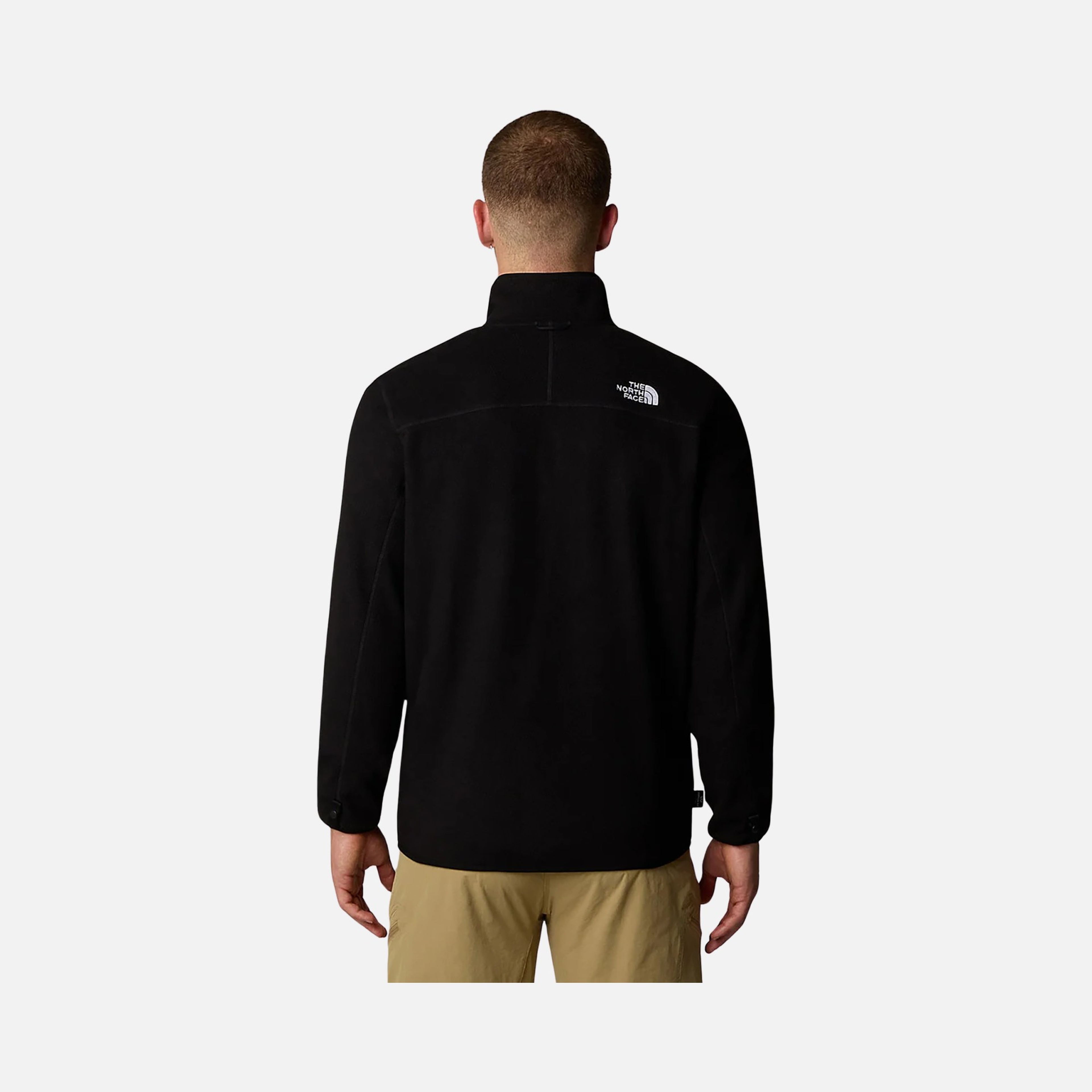 North Face 100 Glacier Fleece Full-Zip Erkek Sweatshirt