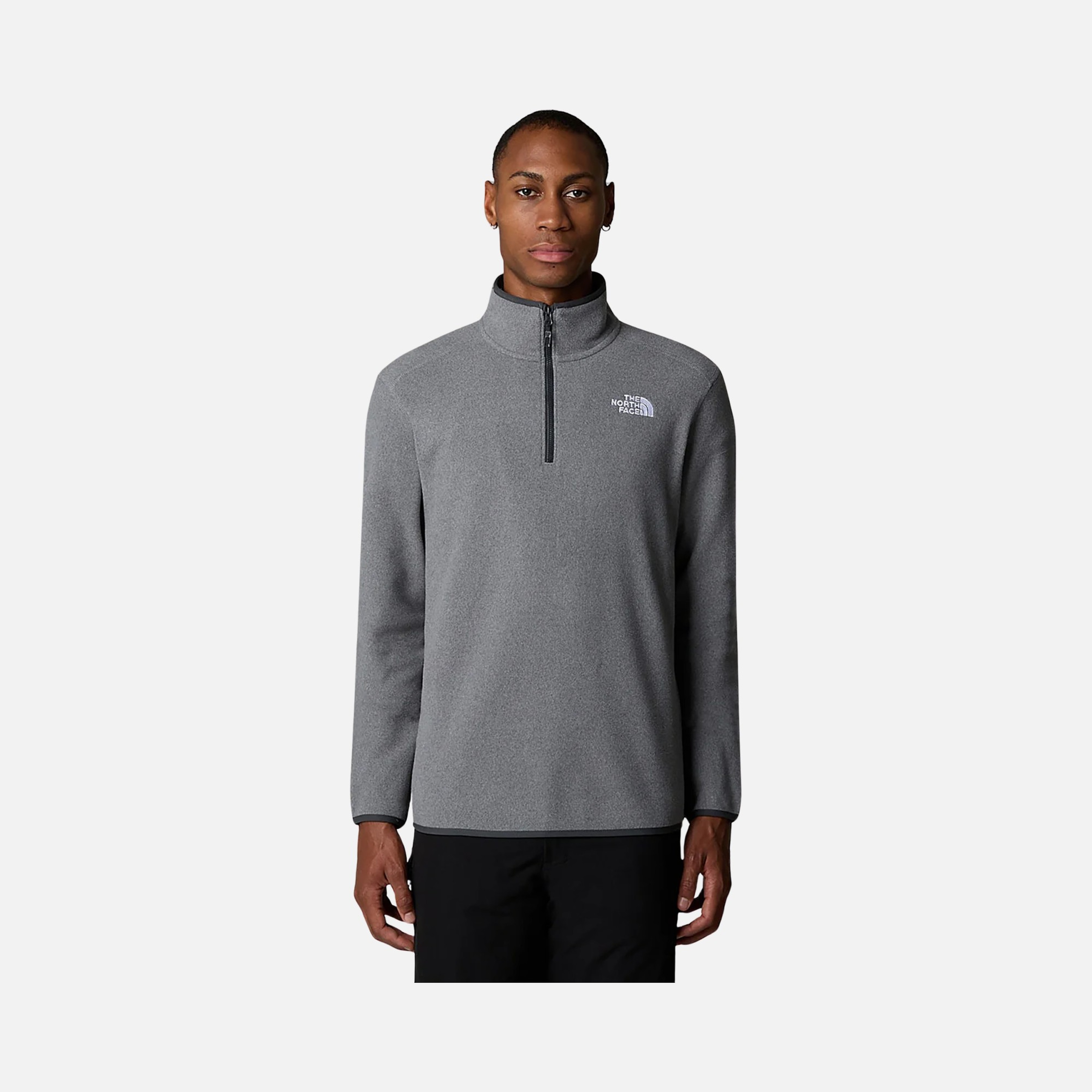 North Face 100 Glacier Fleece 1/4 Zip Erkek Sweatshirt