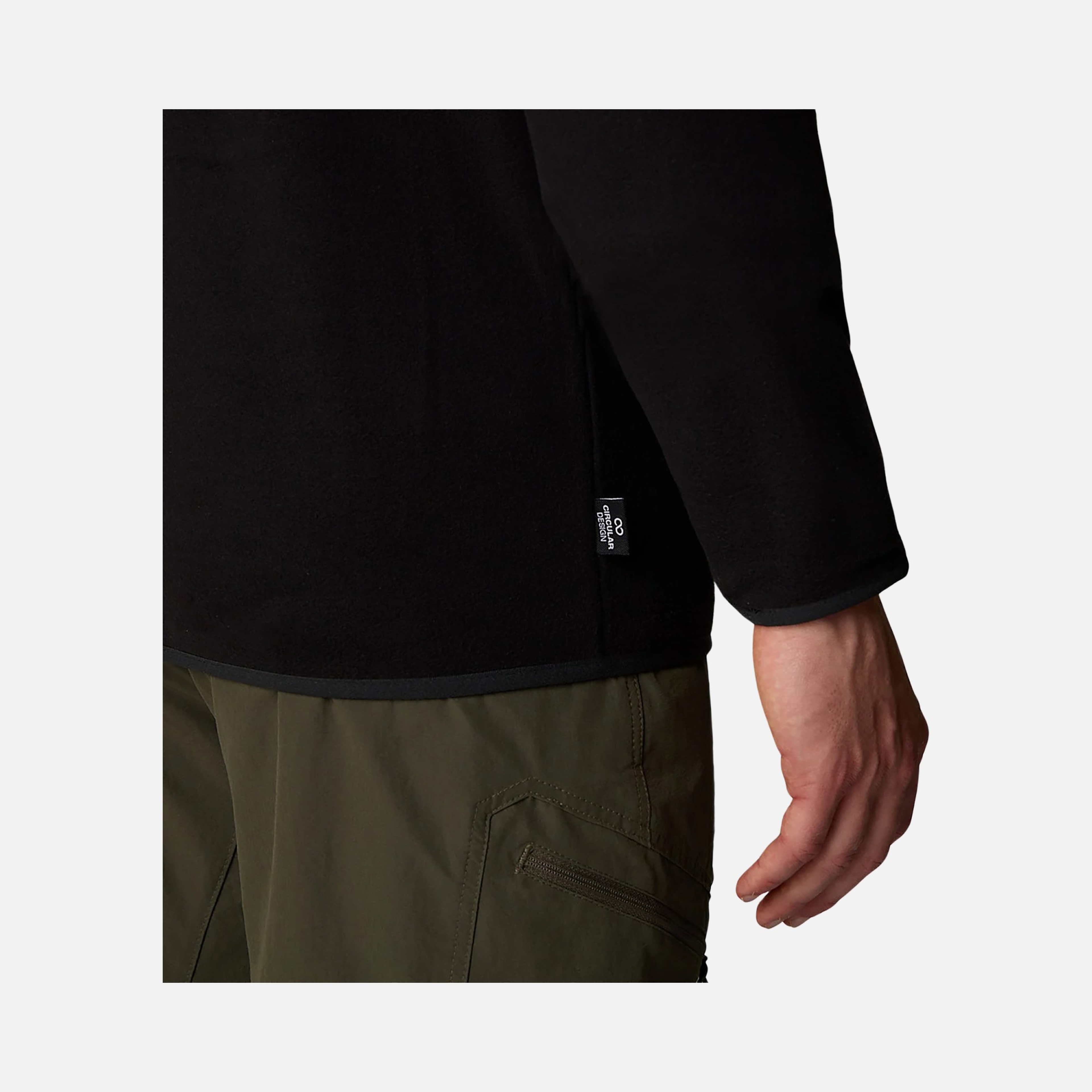 North Face 100 Glacier Fleece 1/4 Zip Erkek Sweatshirt