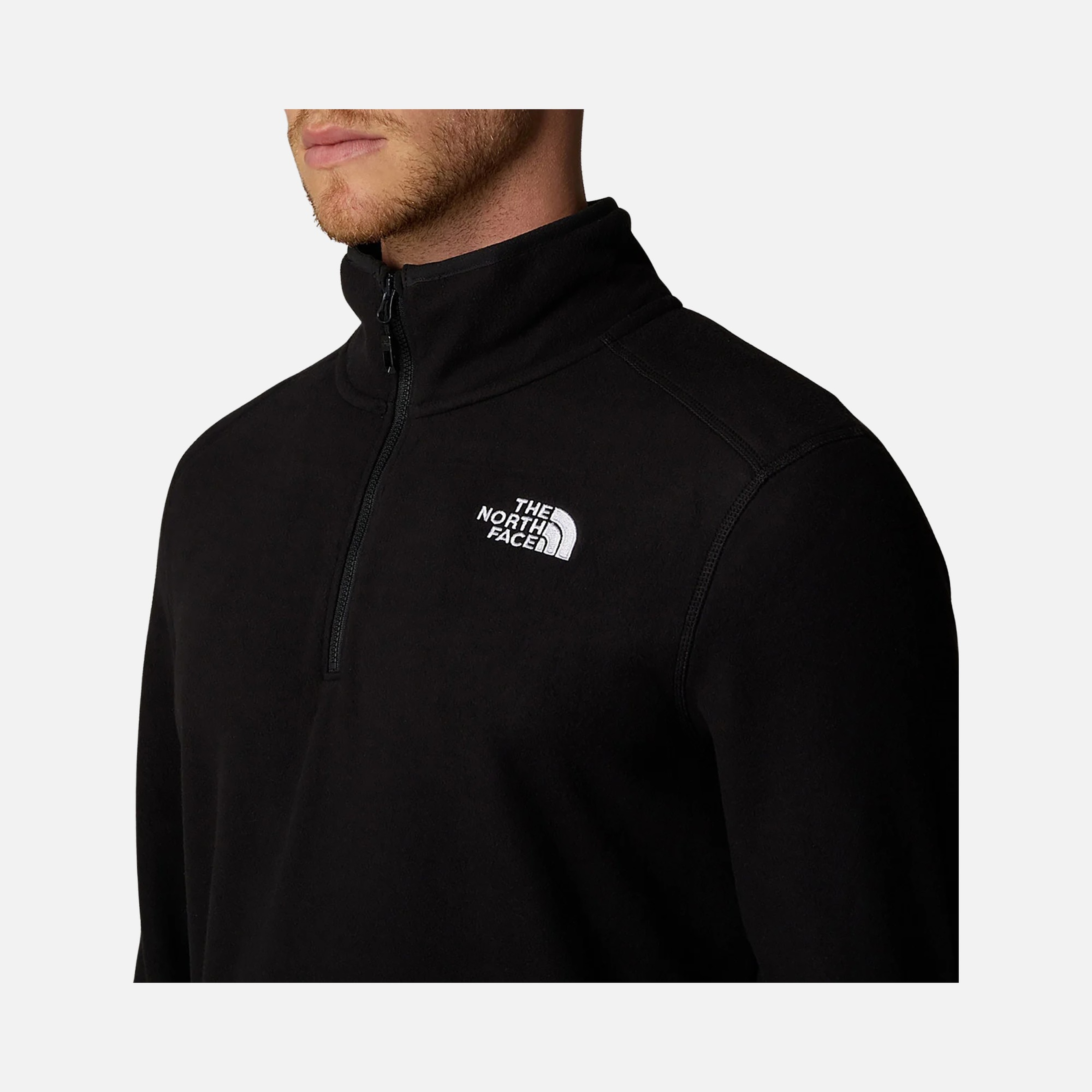 North Face 100 Glacier Fleece 1/4 Zip Erkek Sweatshirt