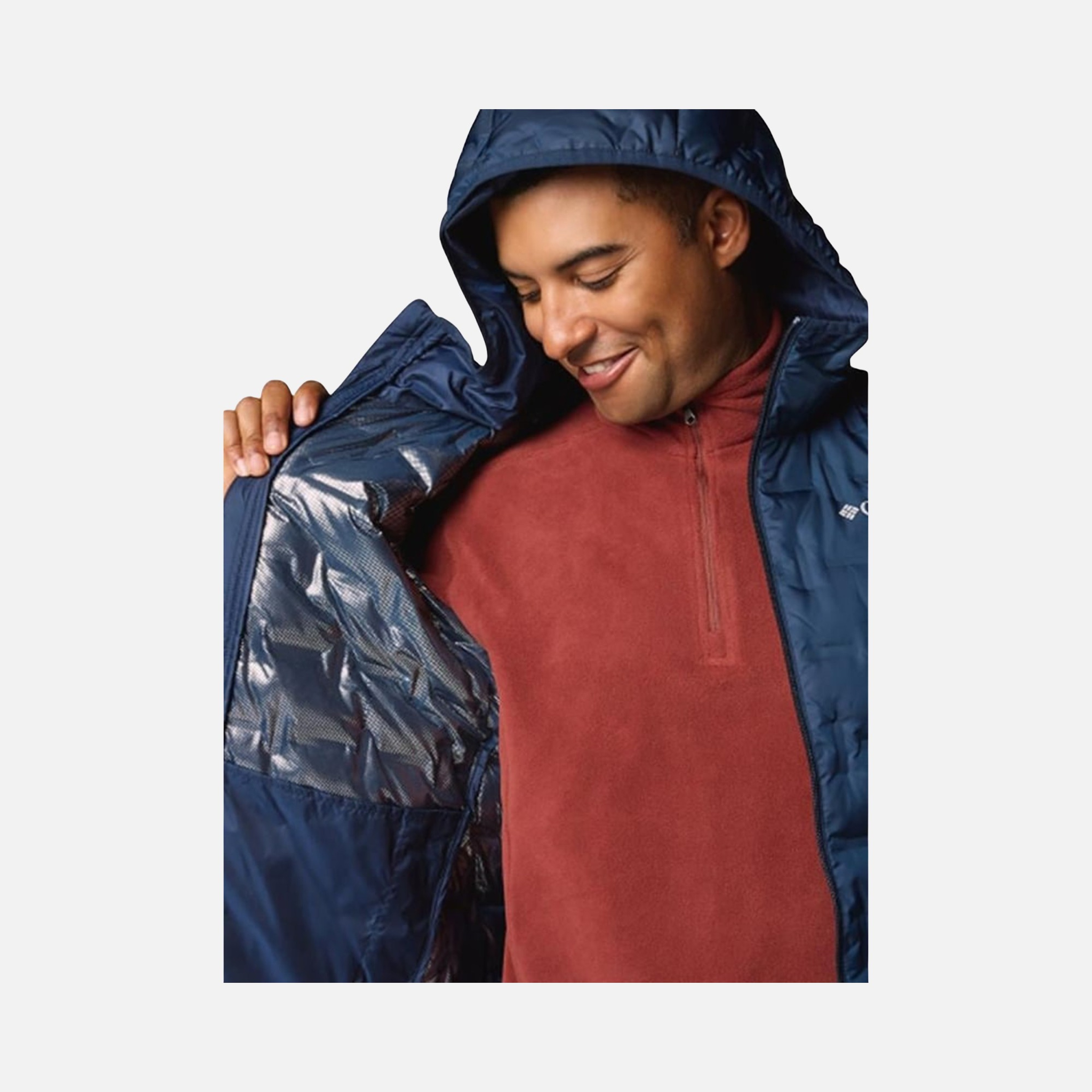 Columbia Delta Ridge II Down Full-Zip Hoodie Erkek Mont