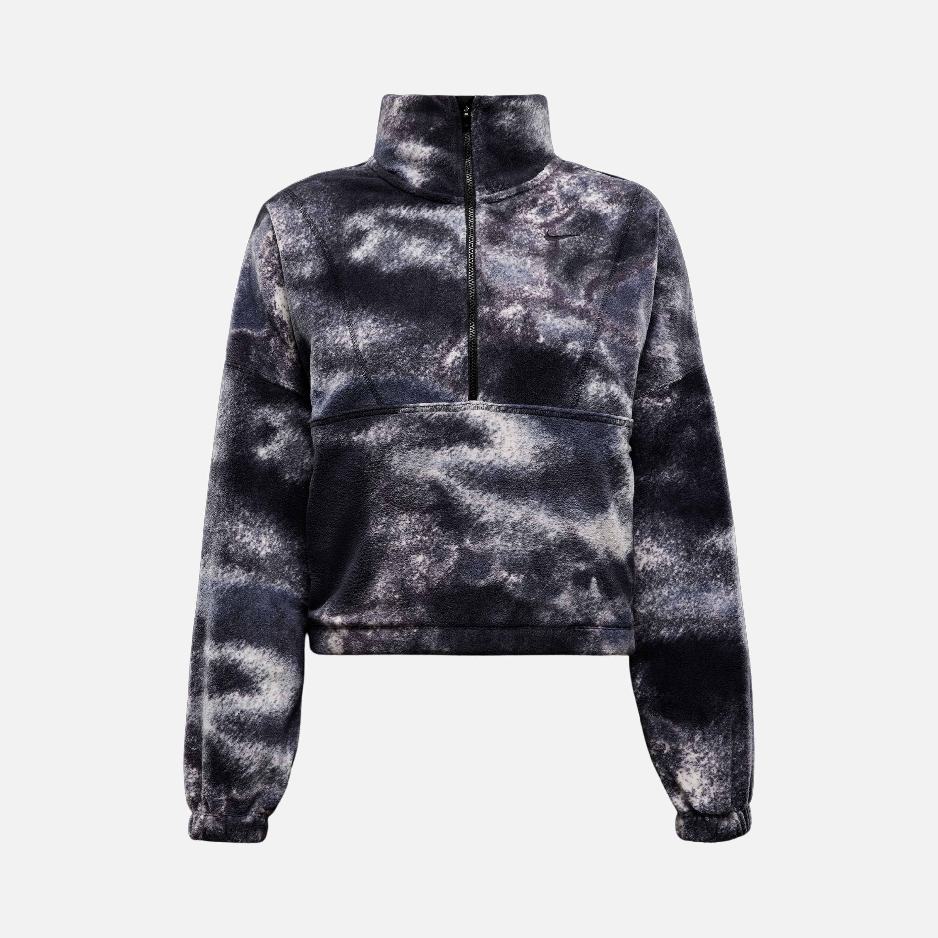Nike One Top Fleece All Over Printed Half-Zip Kadın Sweatshirt
