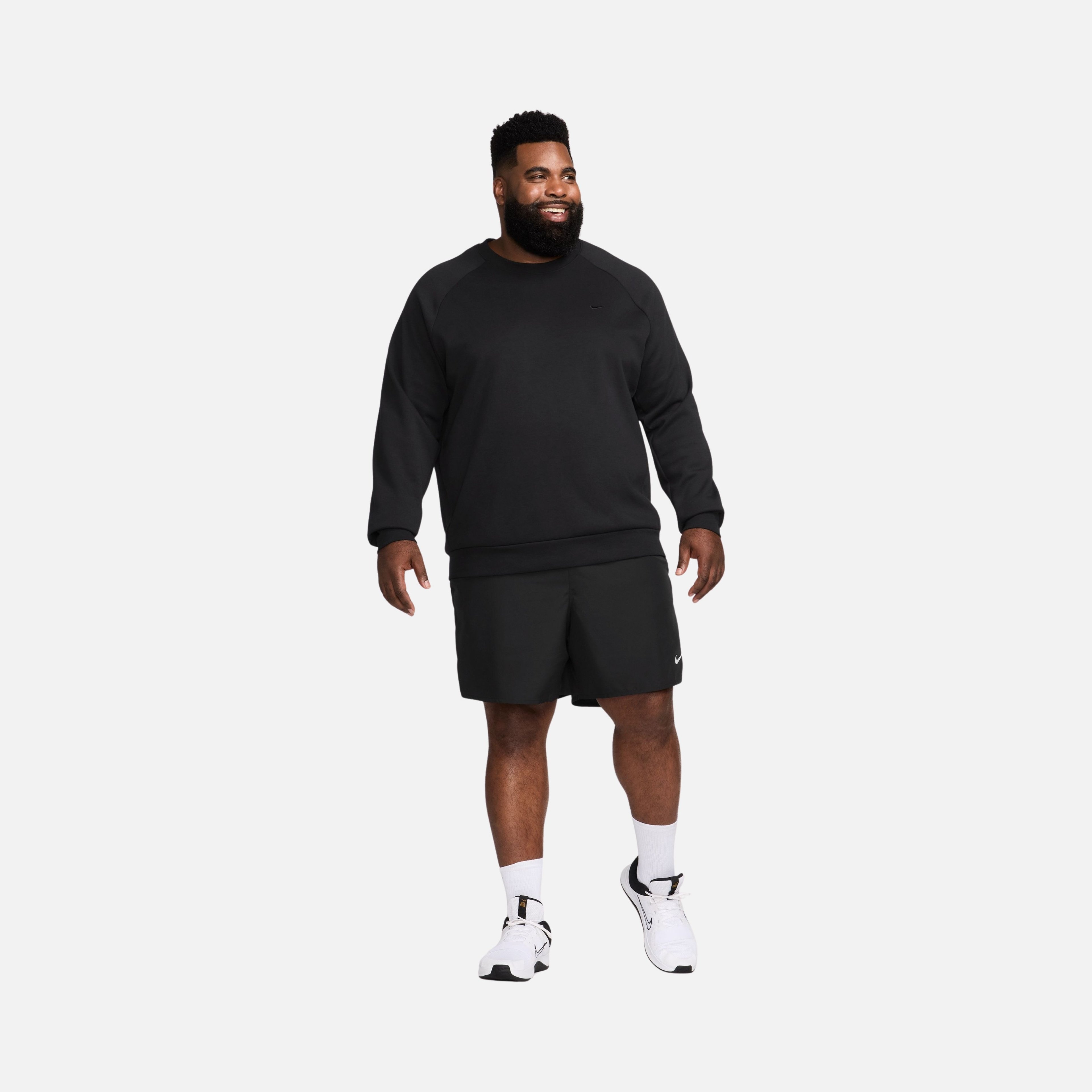 Nike Primary Dri-Fit UV Versatile Crew Erkek Sweatshirt