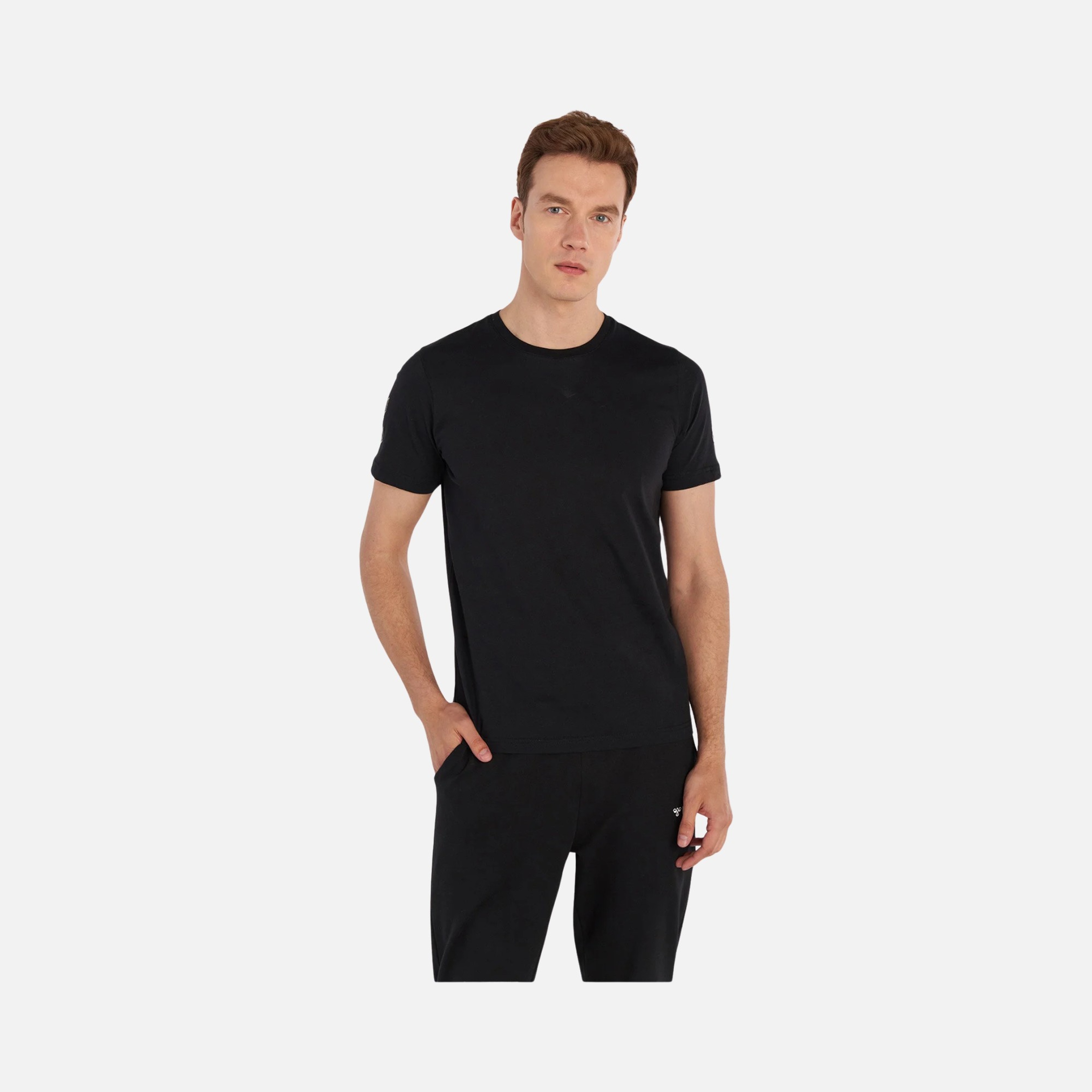 Hummel Elemental Chevron Regular-Fit Short-Sleeve Versatile Erkek Tişört
