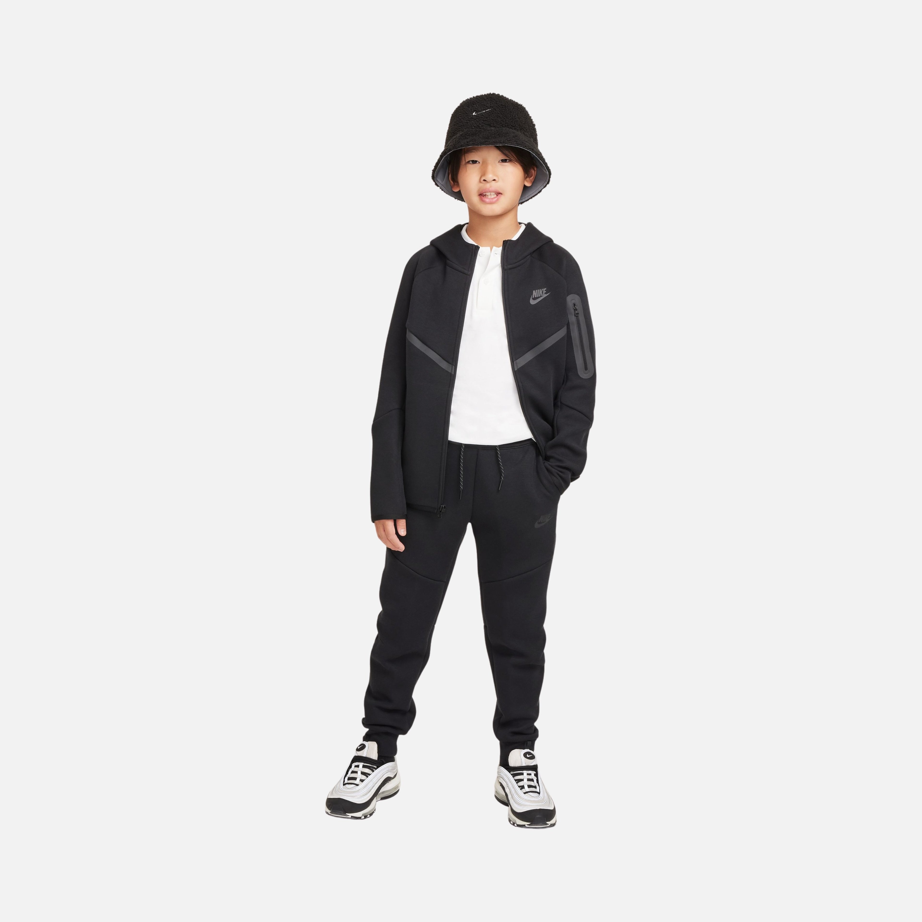 Nike Sportswear Smooth Tech Fleece Full-Zip Hooded Çocuk Ceket