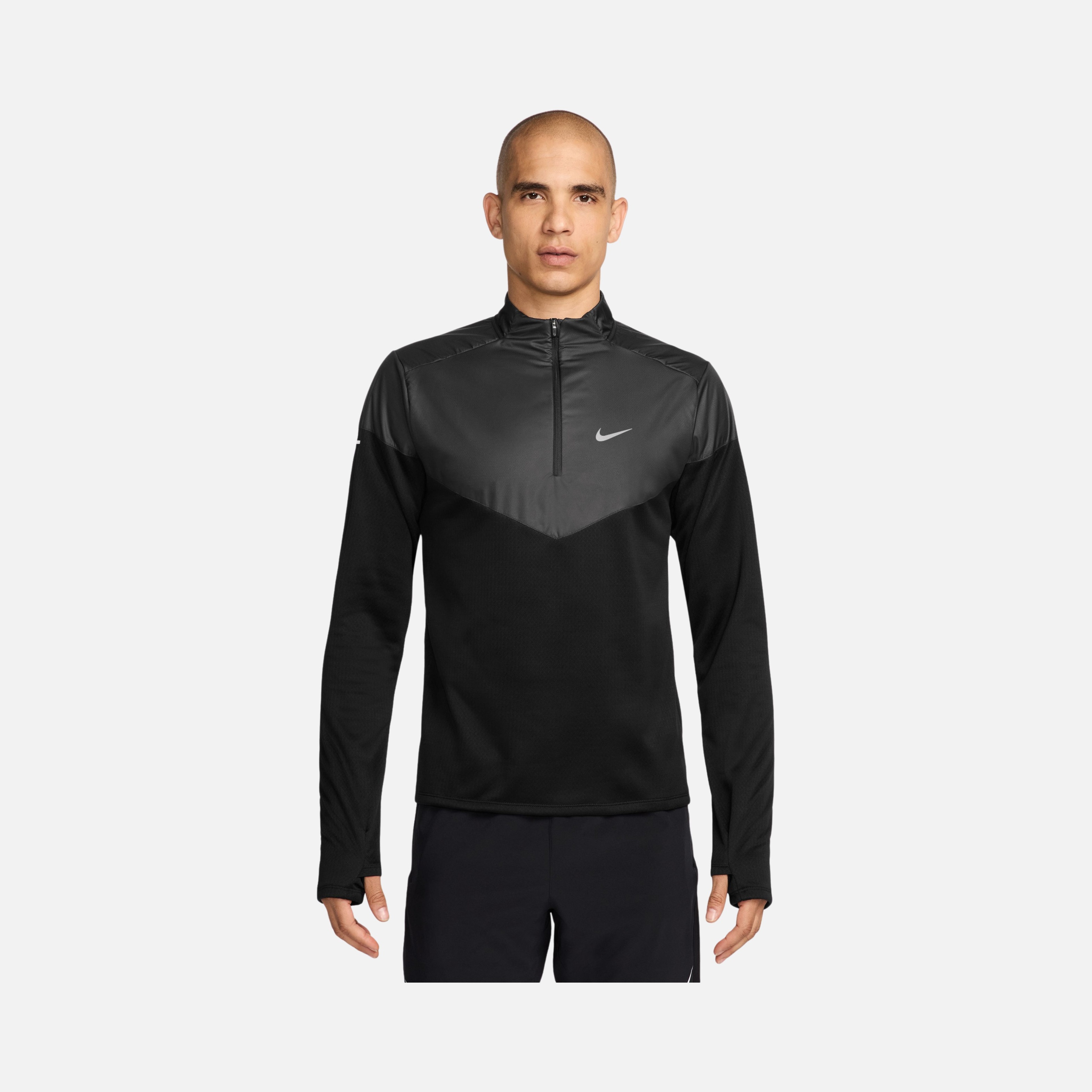 Nike Therma-Fit Repel Sphere Element Winter Half-Zip Long-Sleeve Running Erkek Tişört