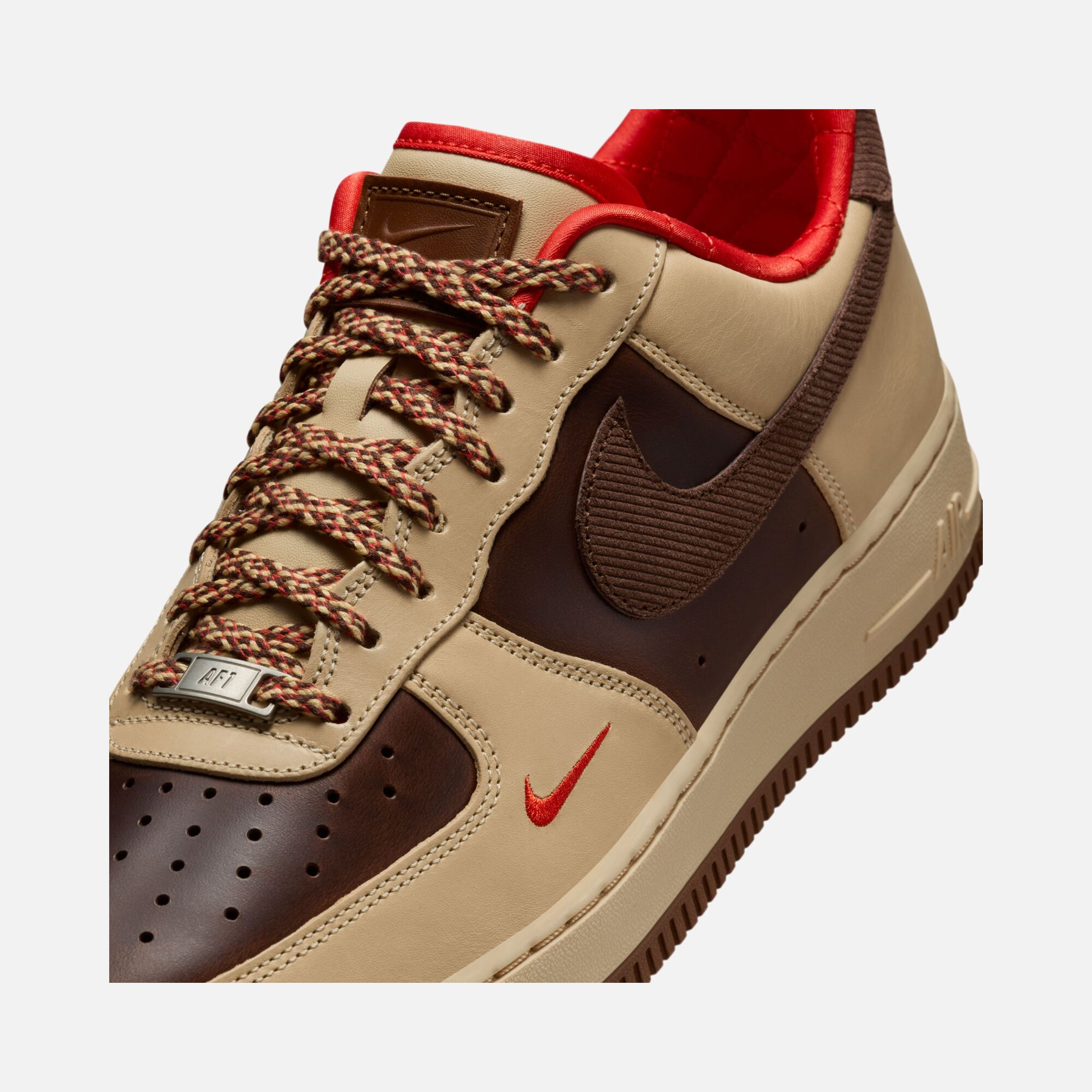 Nike Air Force 1 '07 ''Velvet Swoosh Details'' Erkek Spor Ayakkabı