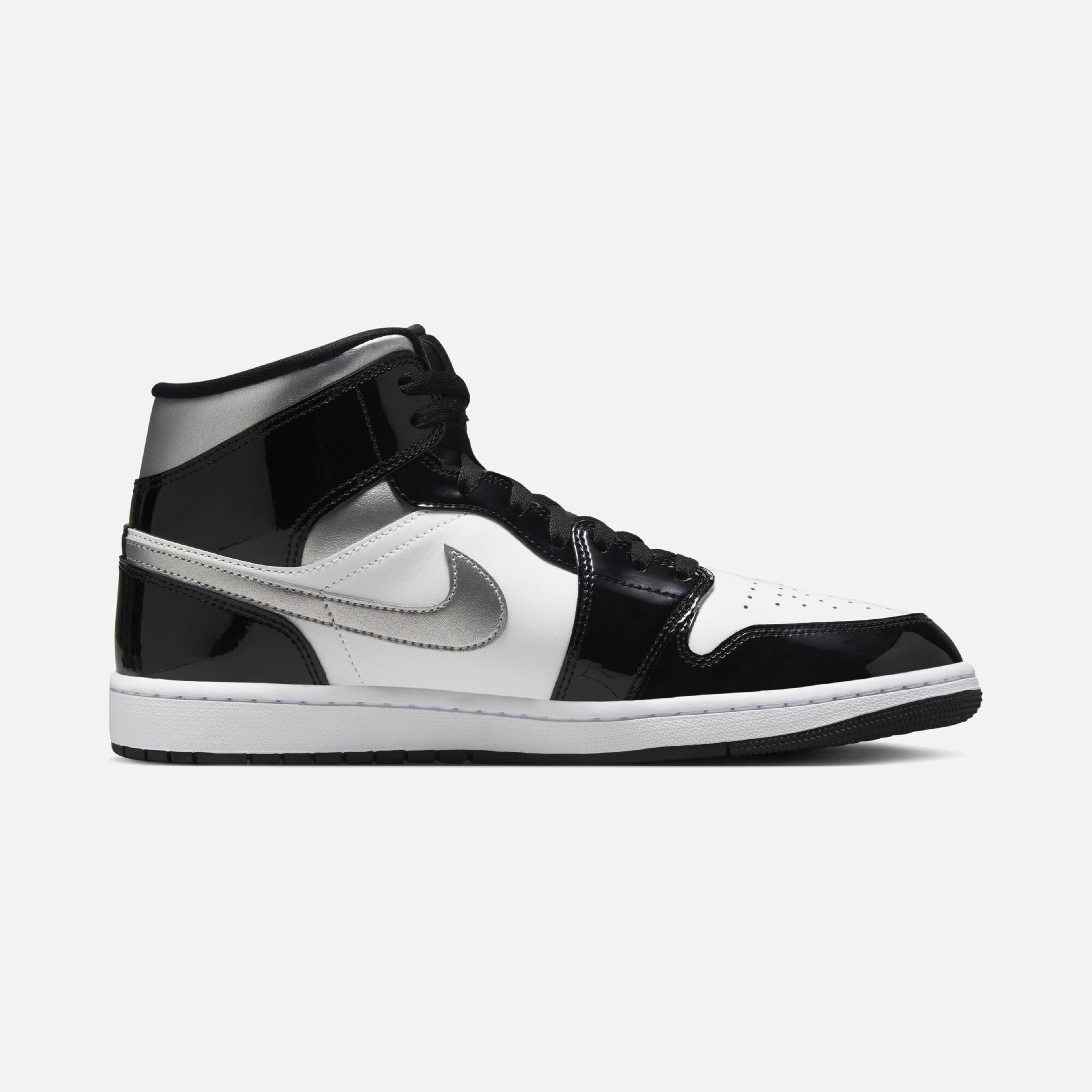 Nike Air Jordan 1 Mid SE ''Patent Leather Upper Details'' Erkek