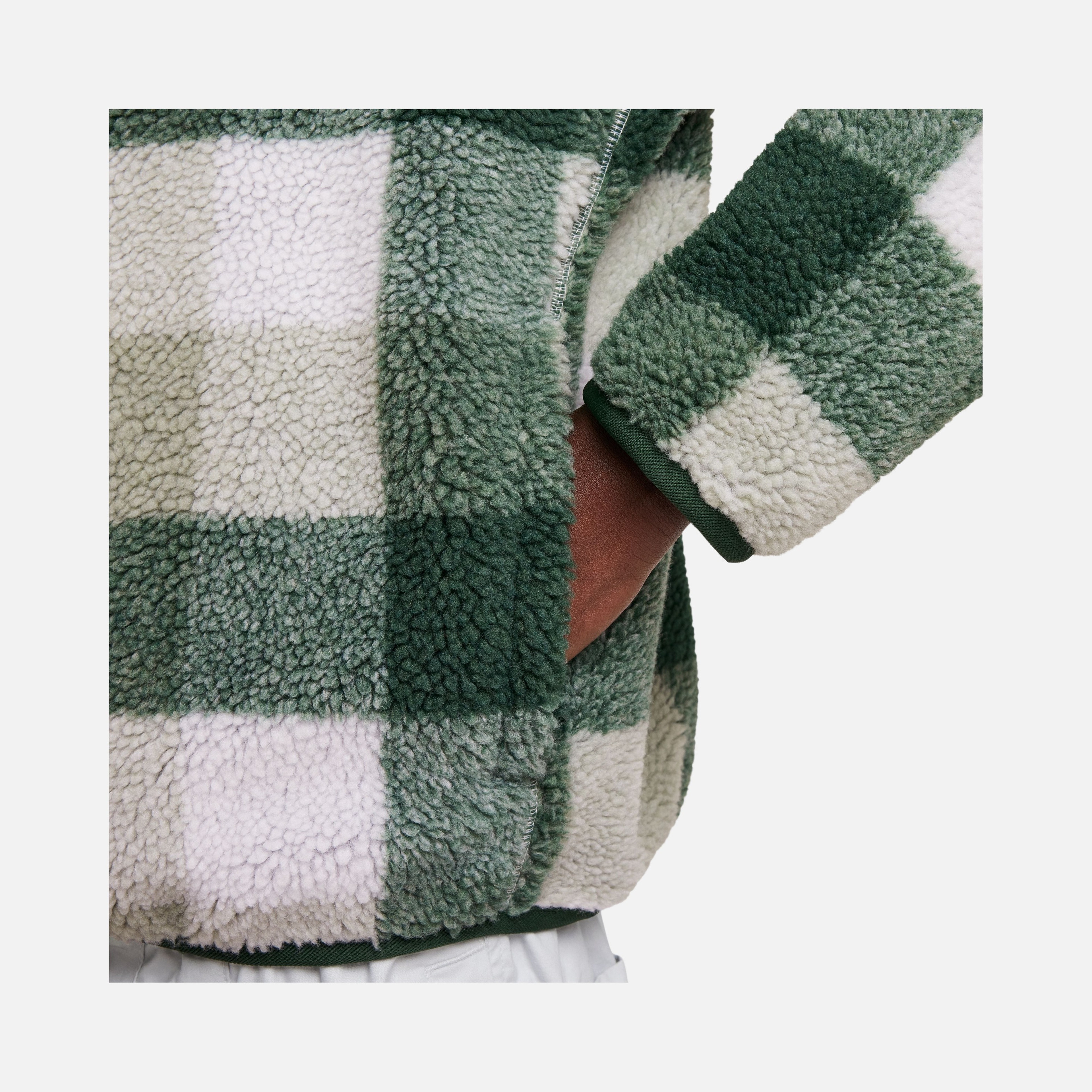 Nike Sportswear Club+ Sesonal Winterized Fleece All Over Printed Half-Zip Erkek Sweatshirt