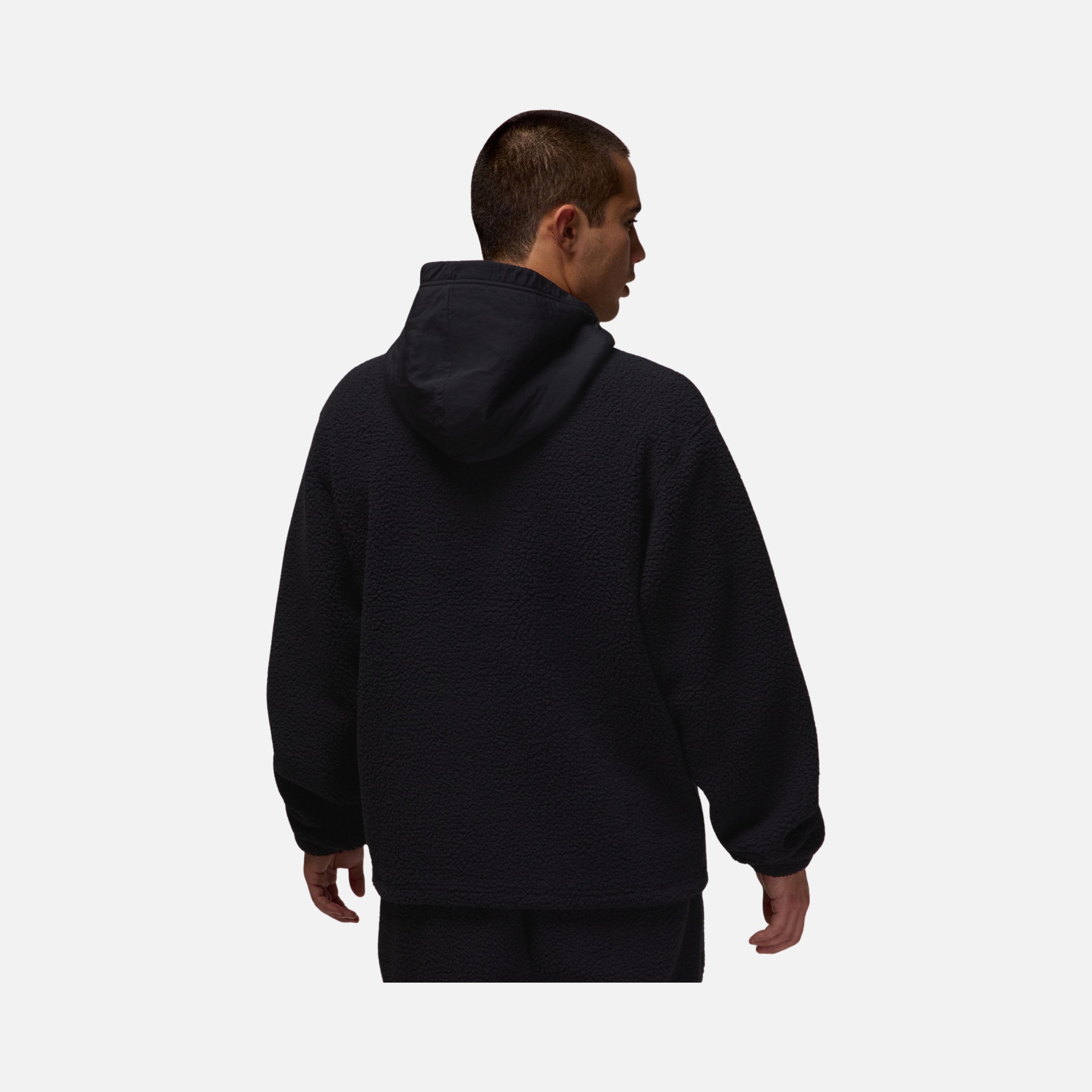 Nike Jordan Flight Sherpa Half-Zip Hoodie Erkek Sweatshirt