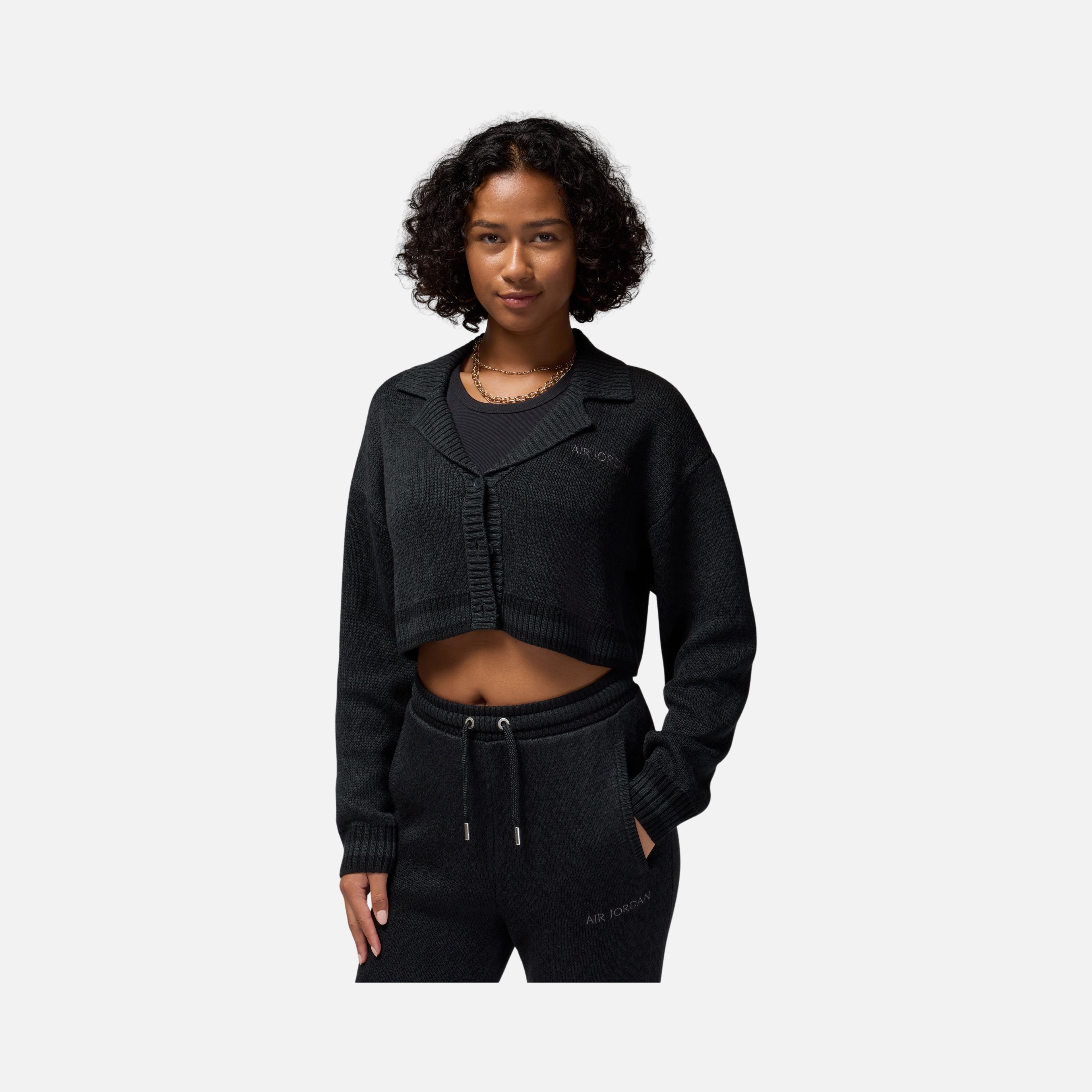 Nike Air Jordan Super Soft Knit Full-Buttoned Kadın Ceket
