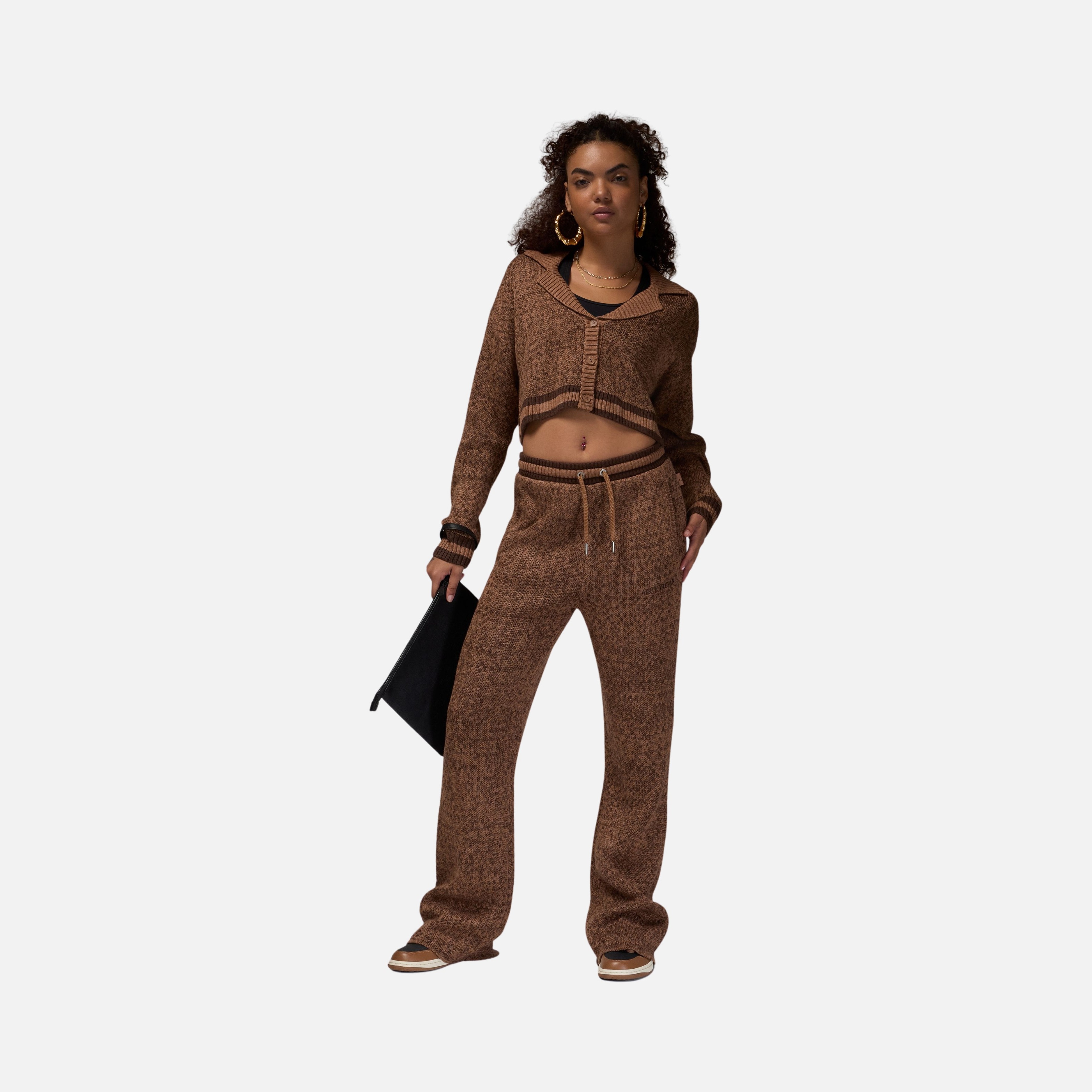 Nike Air Jordan Super Soft Knit Full-Buttoned Kadın Ceket