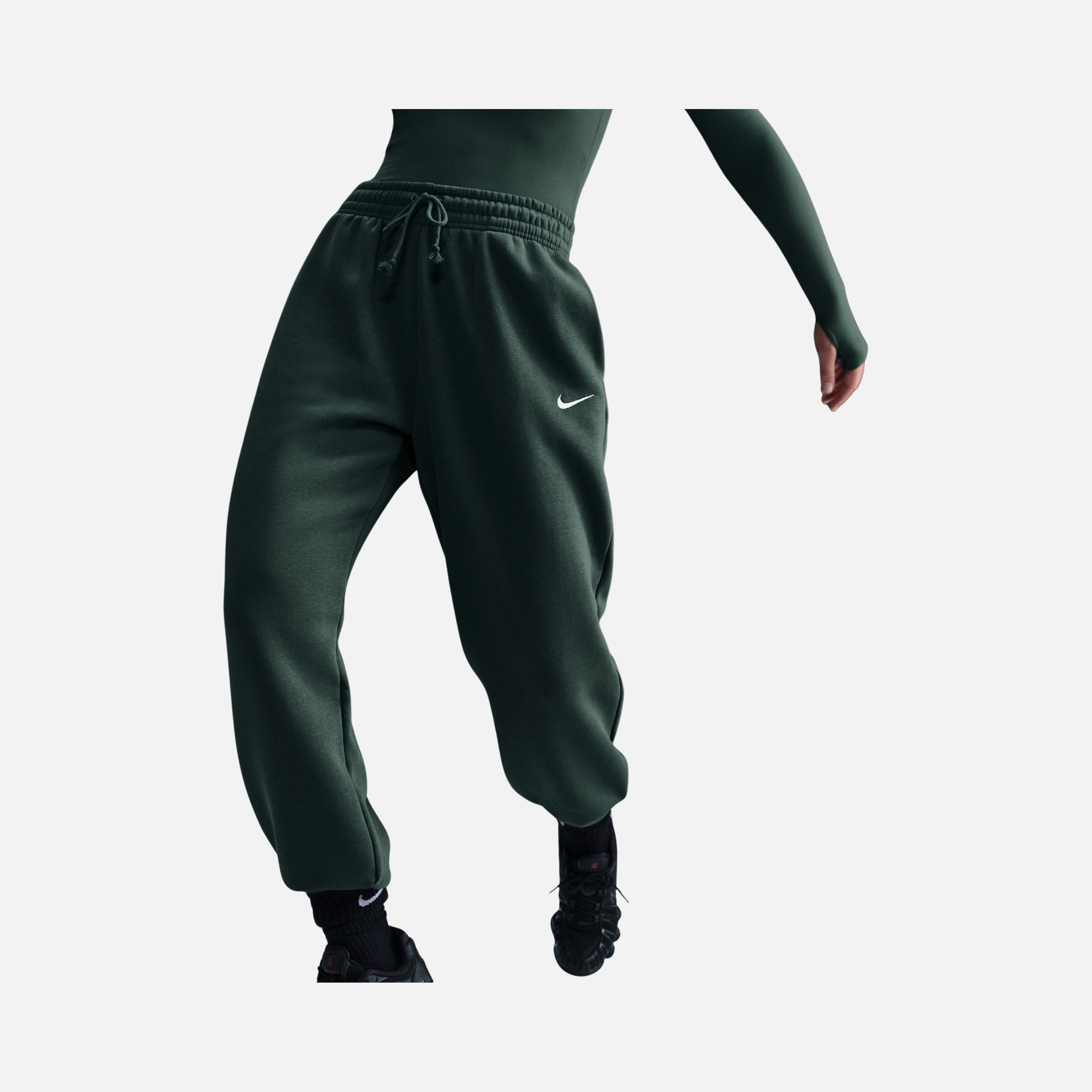 Nike Sportswear Phoenix Fleece High-Waisted Oversized Kadın Eşofman Altı