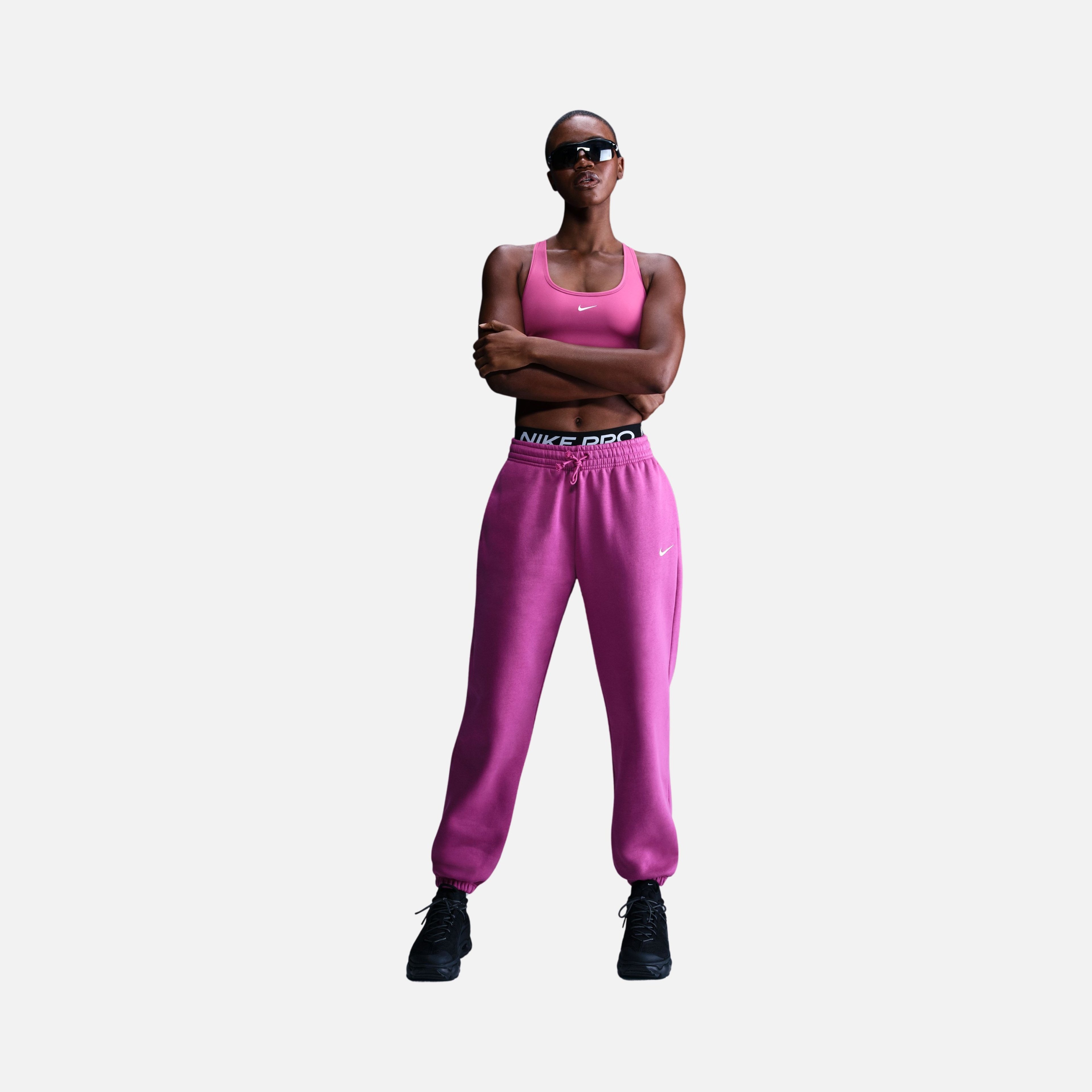 Nike Sportswear Phoenix Fleece High-Waisted Oversized Kadın Eşofman Altı