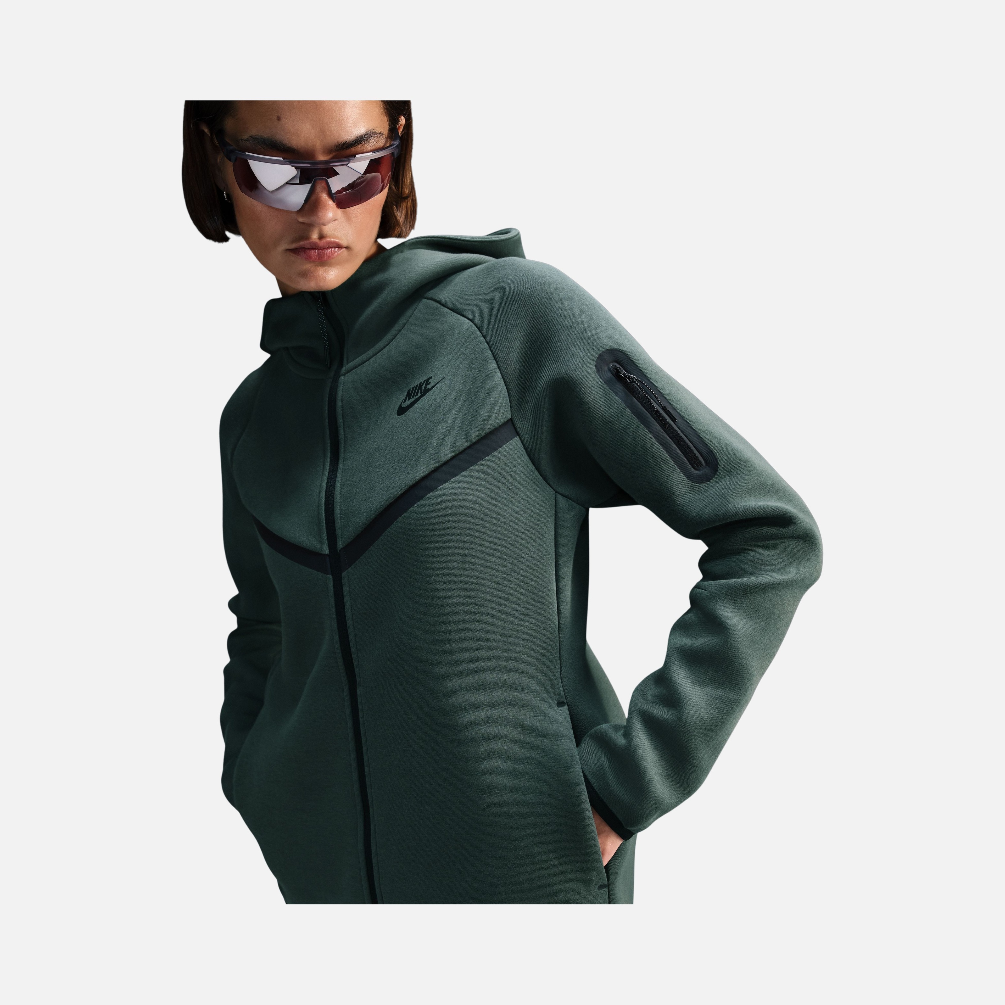 Nike Sportswear Tech Fleece Windrunner Full-Zip Hooded SS25 Kadın Sweatshirt