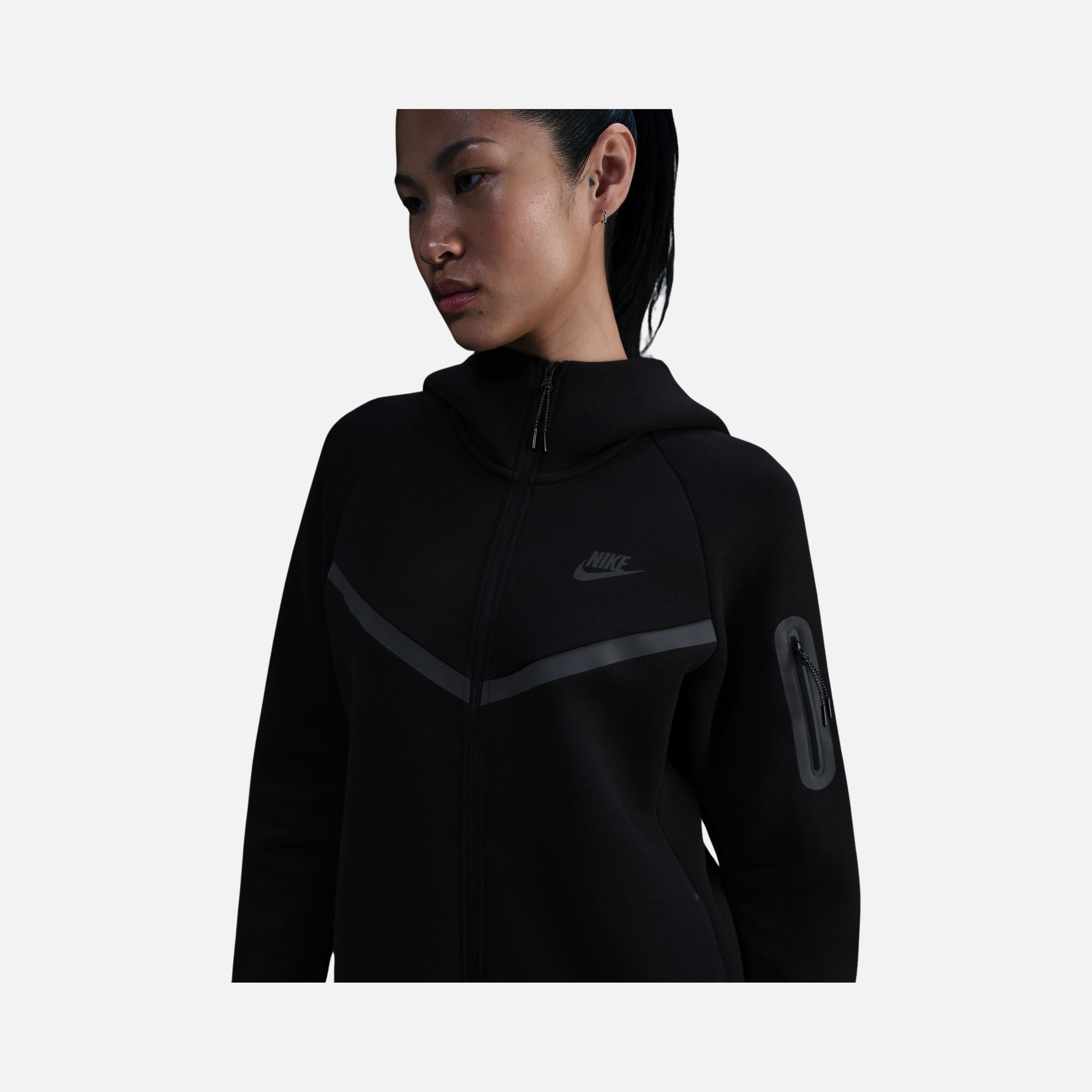 Nike Sportswear Tech Fleece Windrunner Full-Zip Hooded SS25 Kadın Sweatshirt