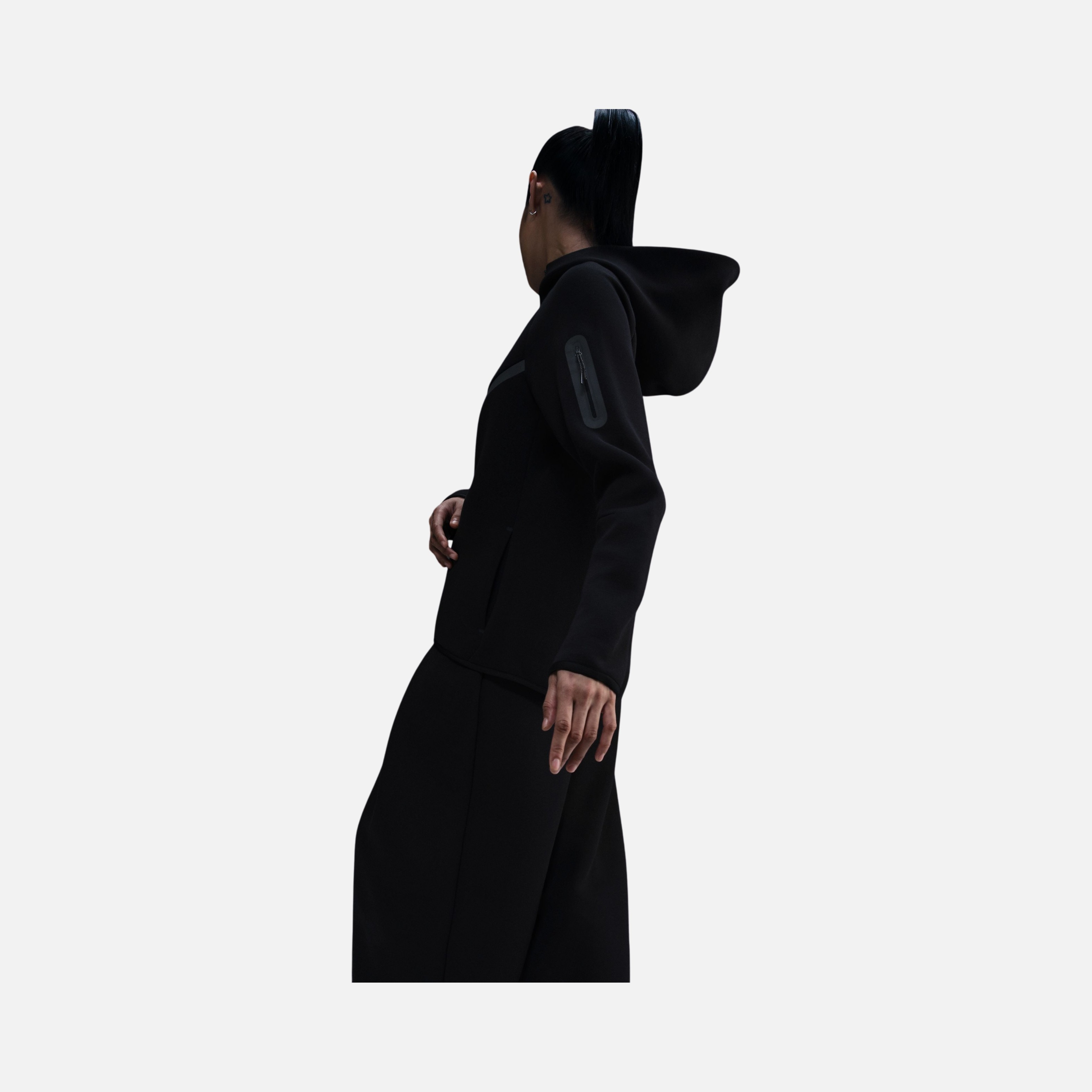 Nike Sportswear Tech Fleece Windrunner Full-Zip Hooded SS25 Kadın Sweatshirt