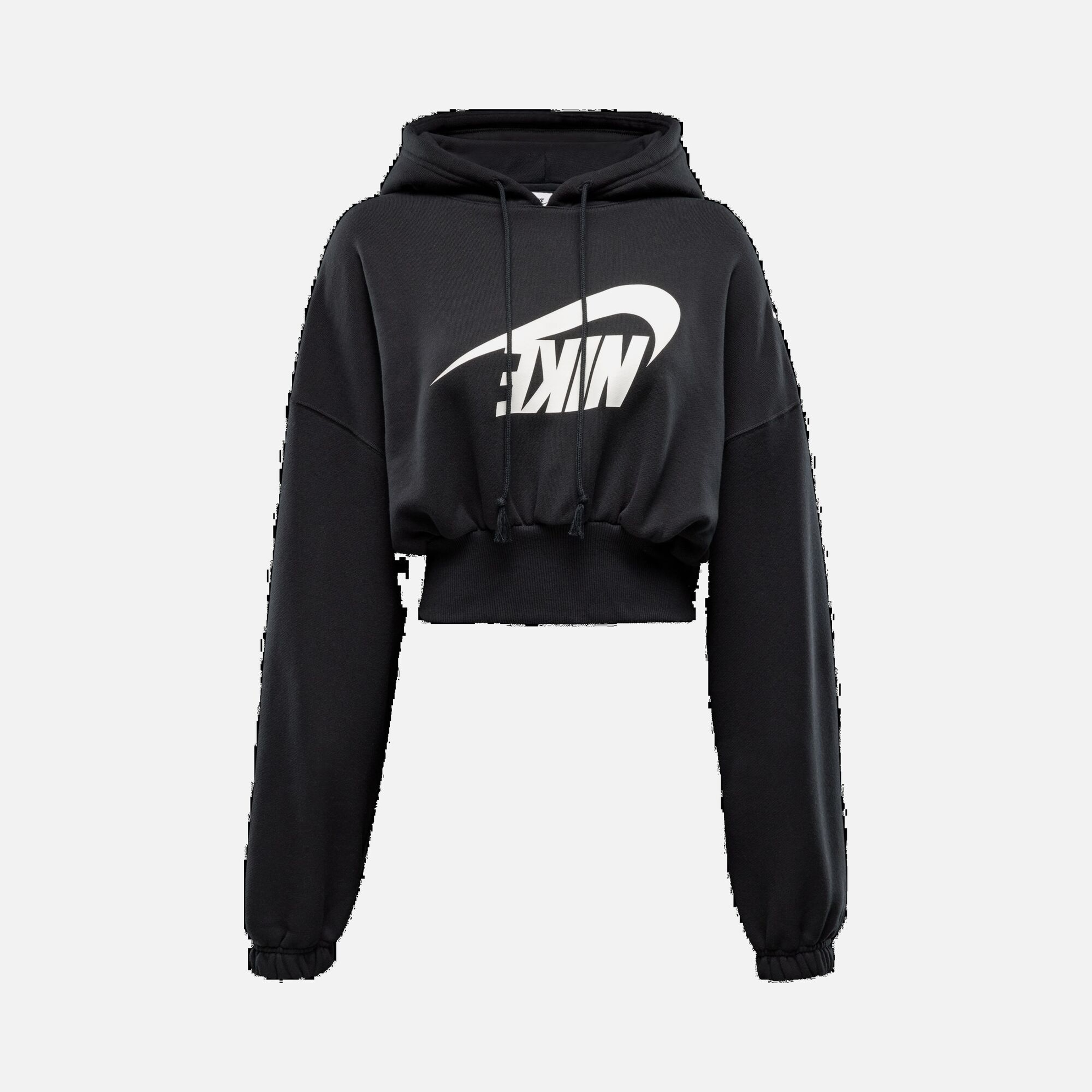 Nike Sportswear Oversized Cropped French Terry Pullover Hoodie Kadın Sweatshirt